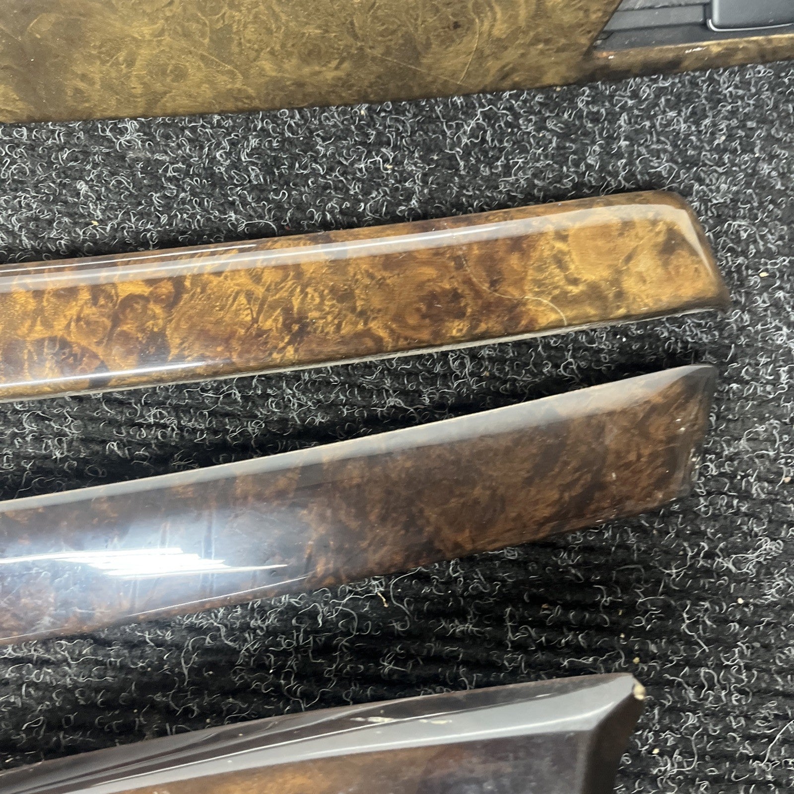 ☑️ 06-11 BMW 3 SERIES E90 SEDAN INTERIOR CONSOLE DOOR DASH TRIM SET WOOD