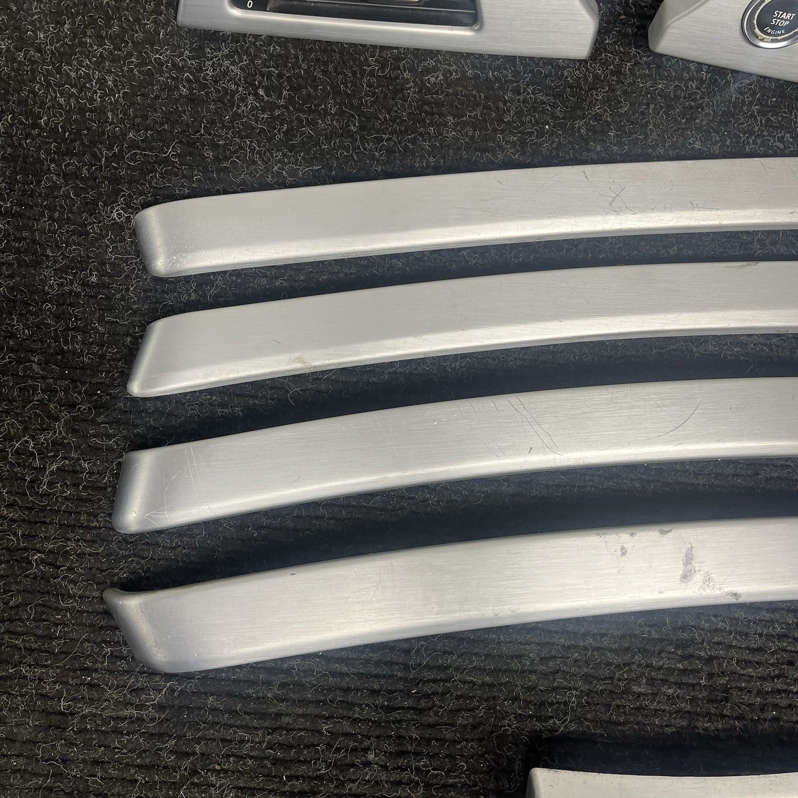 ☑️ BMW 2007-2013 E93 Aluminum Brushed Interior Trim Dash Door Panels Set OEM
