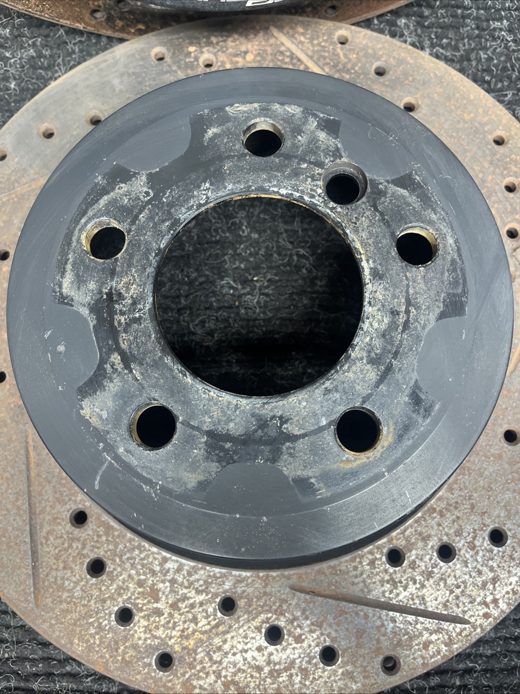 ☑️ BMW 135i ECS Tuning Cross-Drilled Slotted Semi-Floating Brake Rotor FULL SET