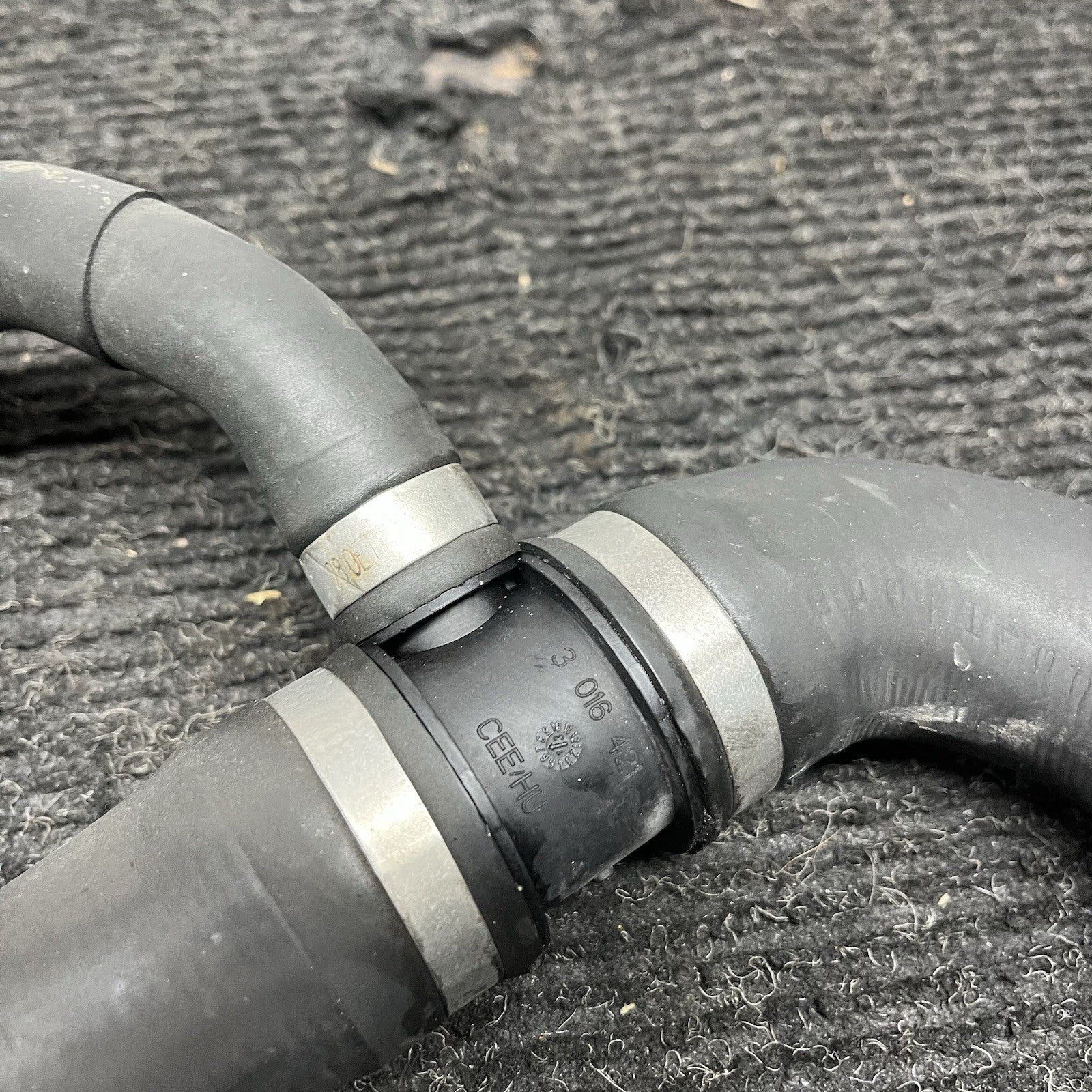 ☑️ 12-16 BMW F22 F30 F32 228i 328i Radiator Coolant Water Hose Pipe 7619256 OEM