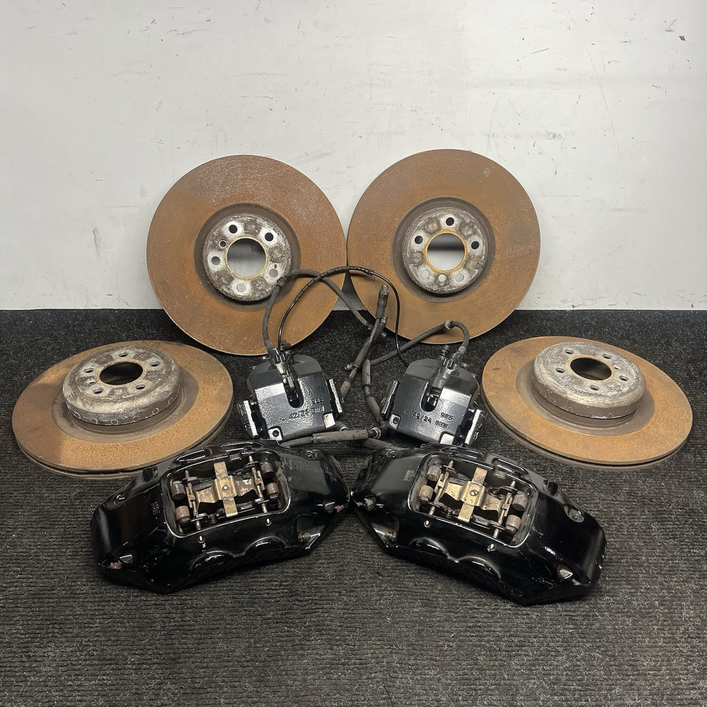 ☑️ BMW E70 X5M X6M (2010-2013) OEM BREMBO BRAKE CALIPER CALIPERS PADS ROTORS SET