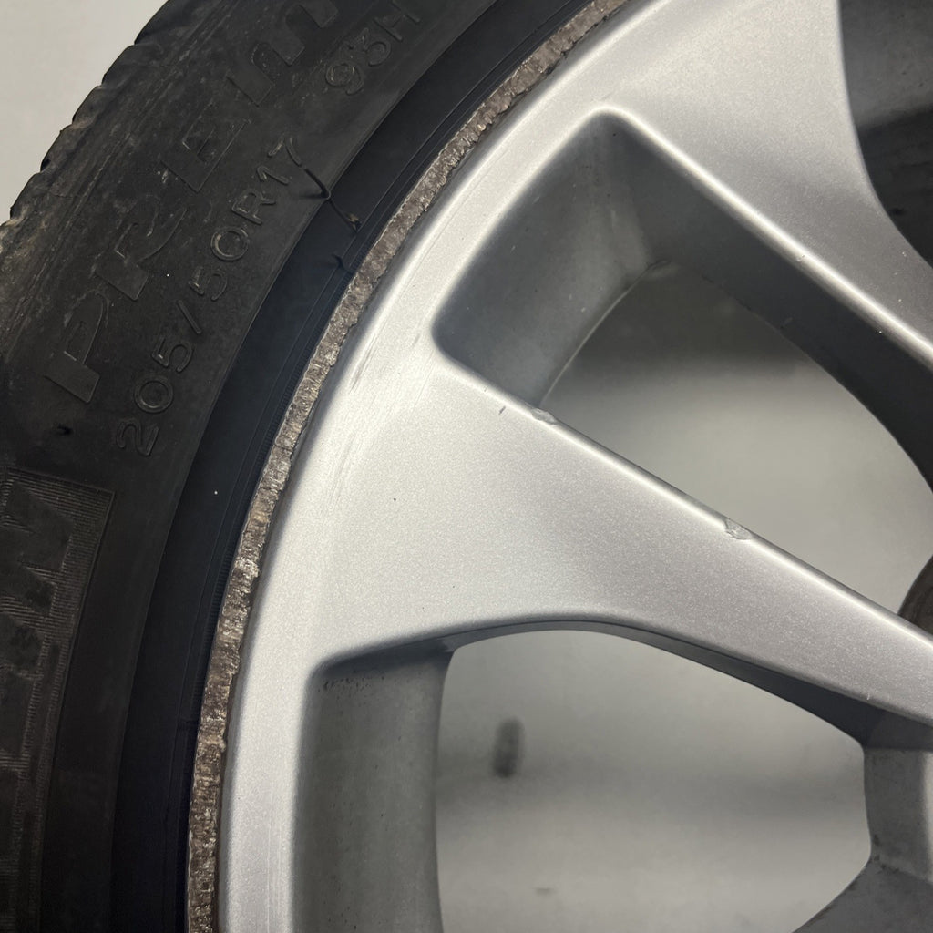 ☑️ Bmw E46 330 328 325 Oem Rim Factory Wheel 17" X 7" 10 Spoke Scuffs 6757042