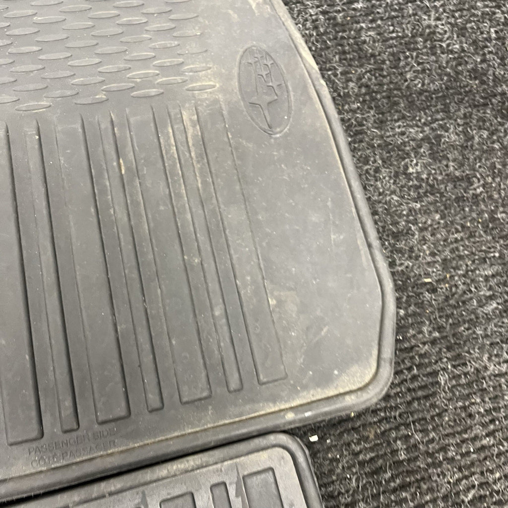 ☑️ SUBARU WRX STI 2.5L 2015 ALL WEATHER RUBBER FLOOR MAT SET J501SVA200 OEM