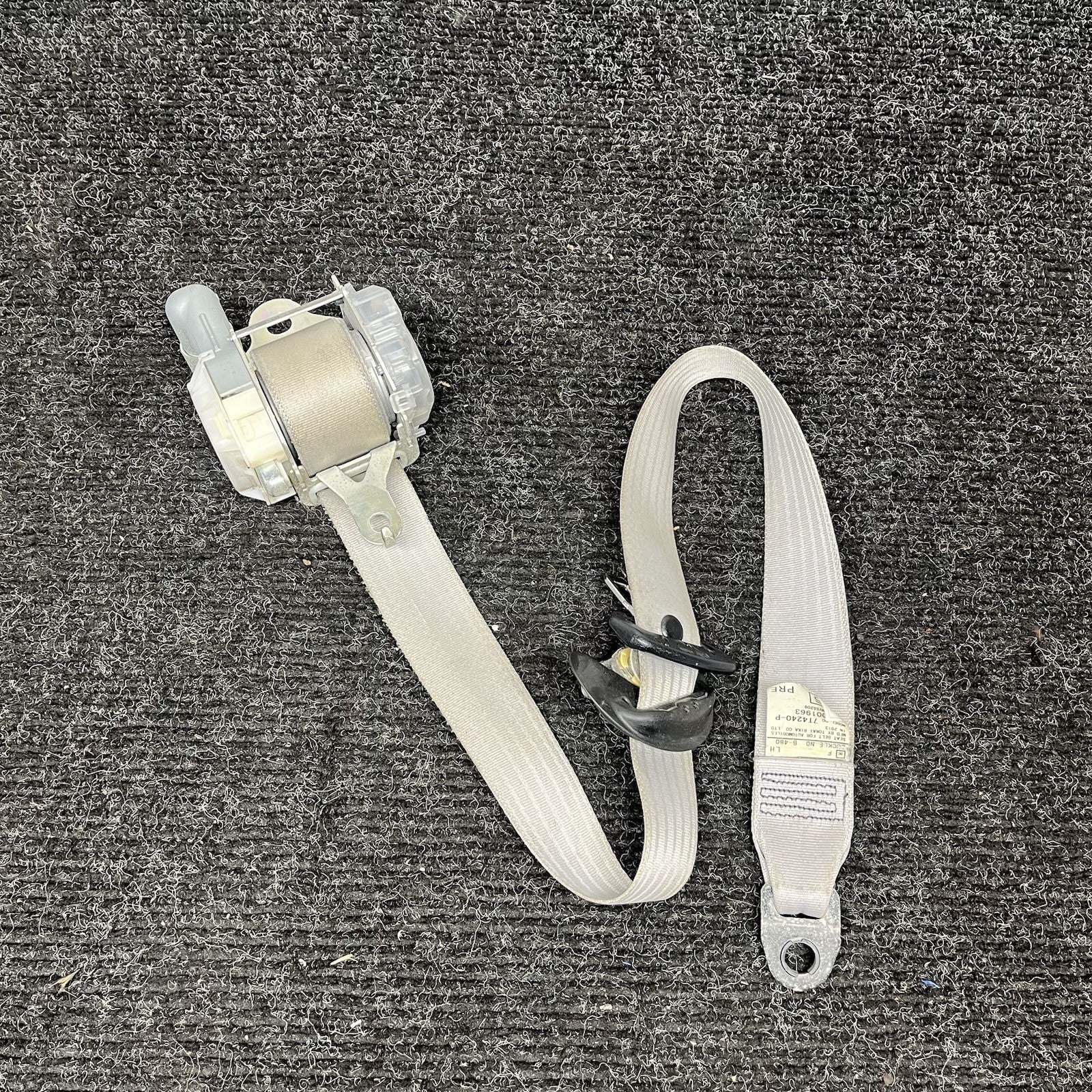 ☑️ 13-19 SCION FR-S FRONT PASSENGER RIGHT SEAT BELT RETRACTOR 10 Series Gray