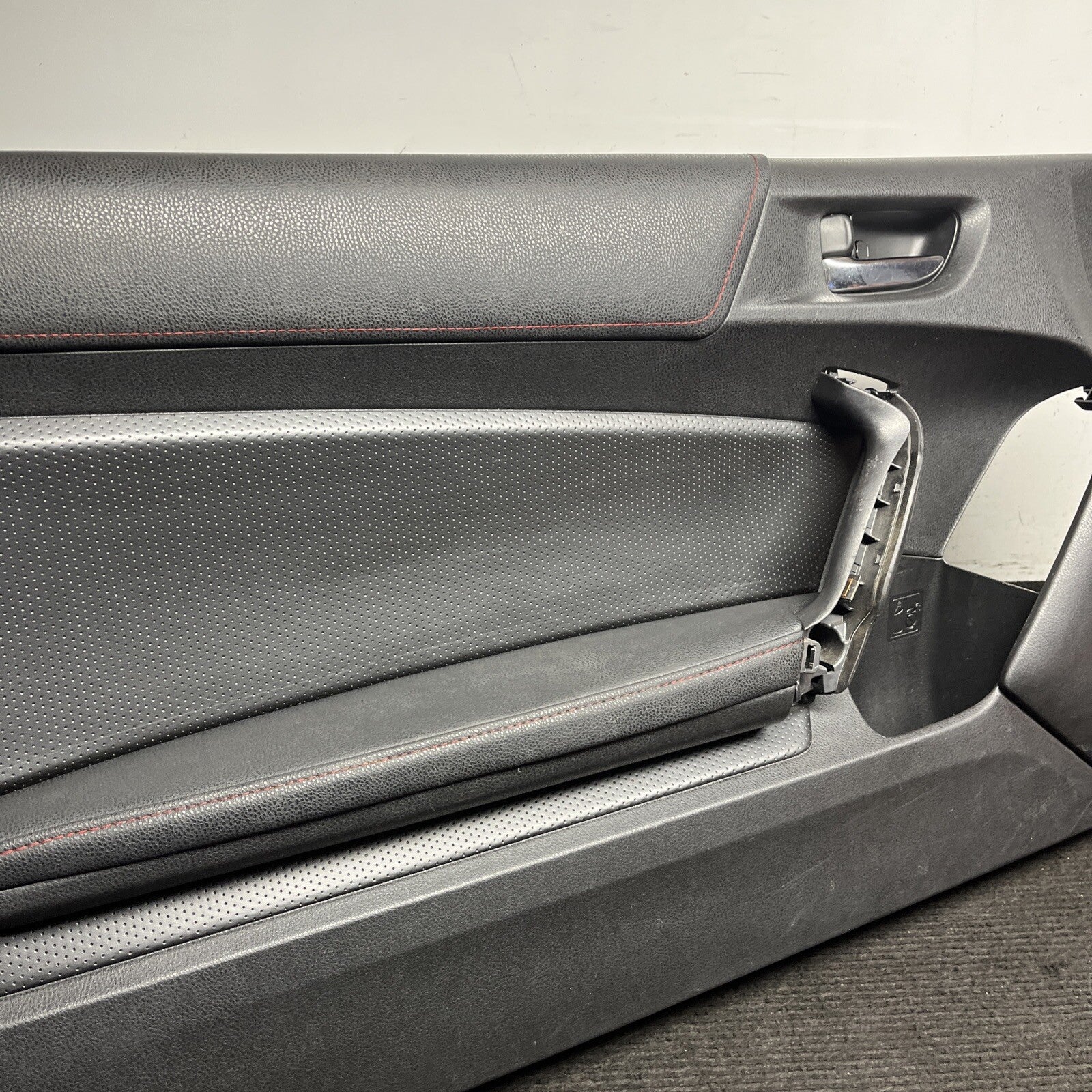 ☑️ 2013-2016 LH SCION FRS BRZ 86 OEM RED STITCHED DOOR PANELS SPEAKER ARM REST