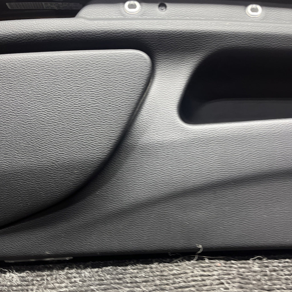 ☑️ 07-13 OEM BMW E93 E92 Front Passenger Door Card Panels Black Dakota LEATHER