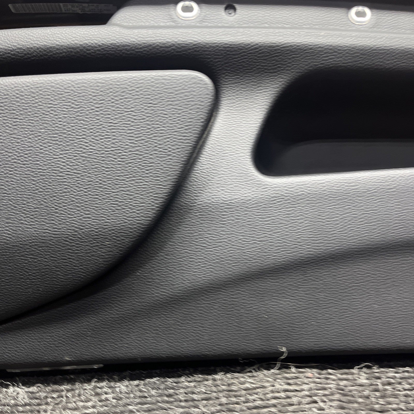 ☑️ 07-13 OEM BMW E93 E92 Front Passenger Door Card Panels Black Dakota LEATHER