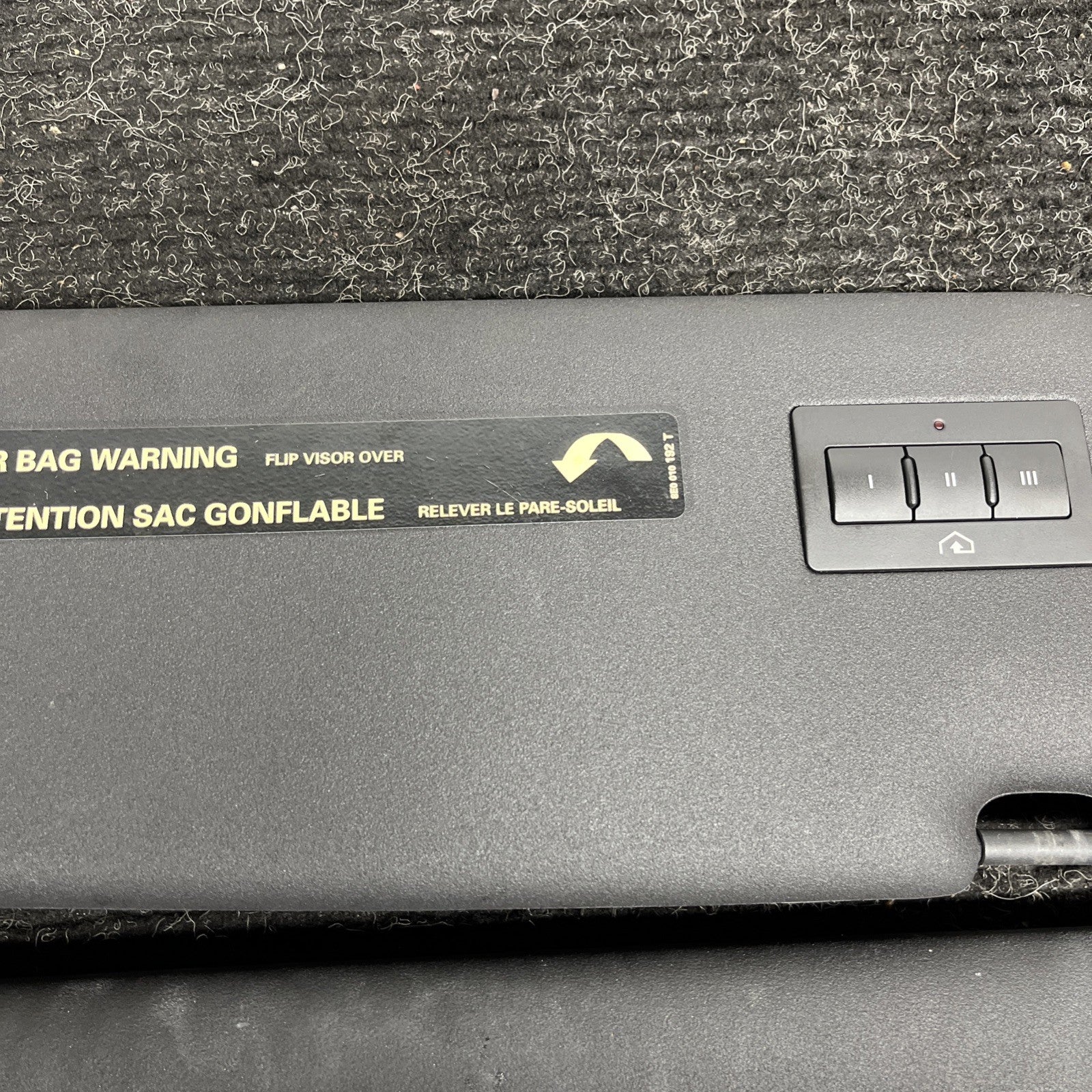 ☑️ 2003-2009 Audi A4 Interior Overhead Left Right Illuminated Sun Visor OEM Set