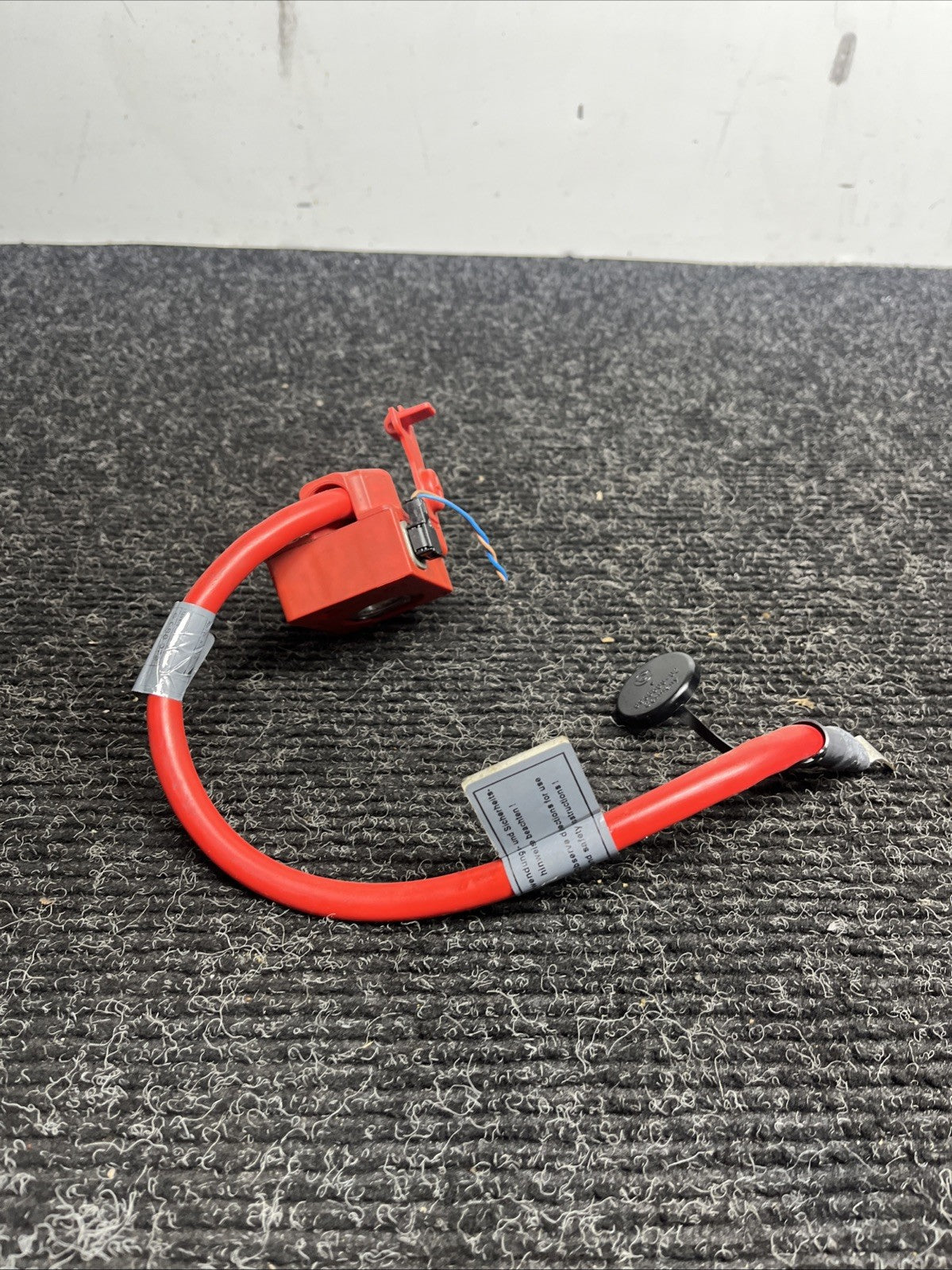 ☑️ 06-13 OEM BMW E82 E90 E92 M3 Battery Plus Pole Terminal Positive Red Cable