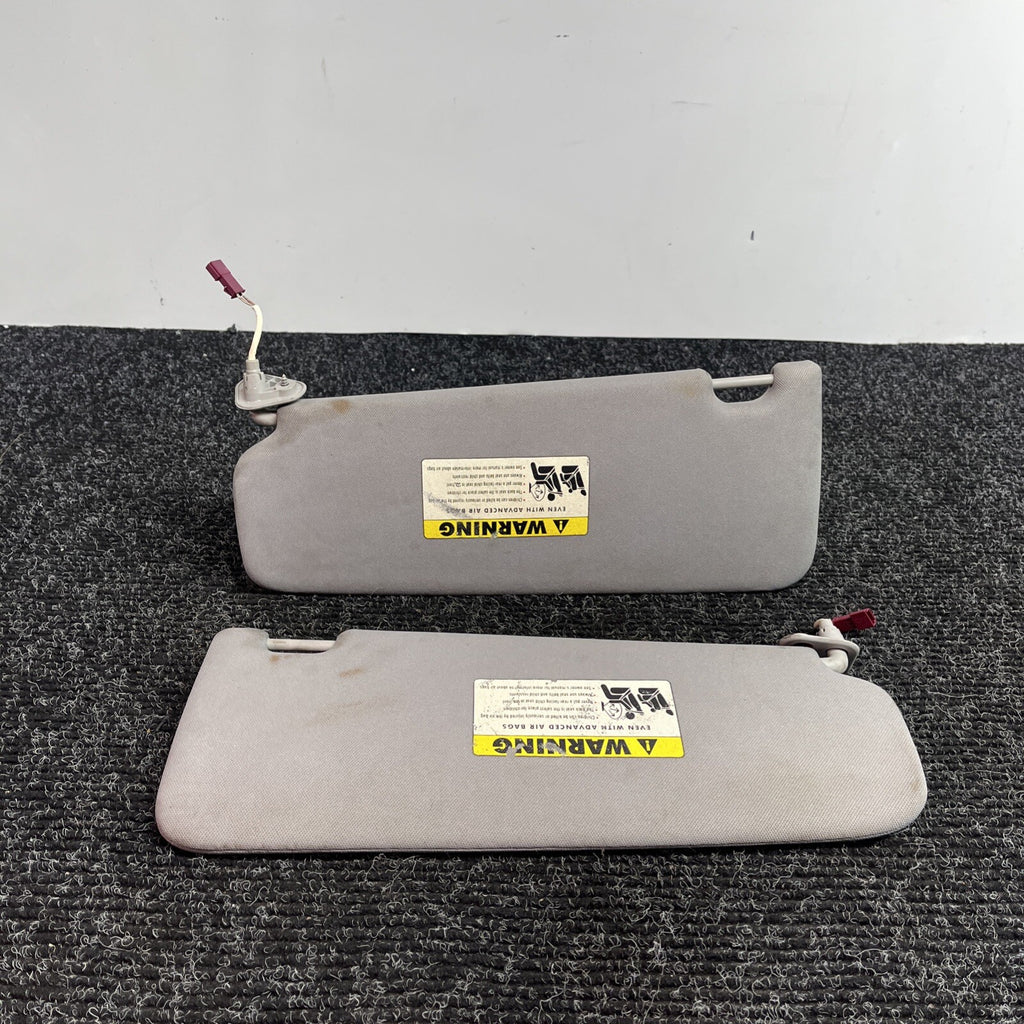 ☑️ BMW E92 328i 335i Coupe Sun Visor Set Left Right Pair Grey OEM LH RH