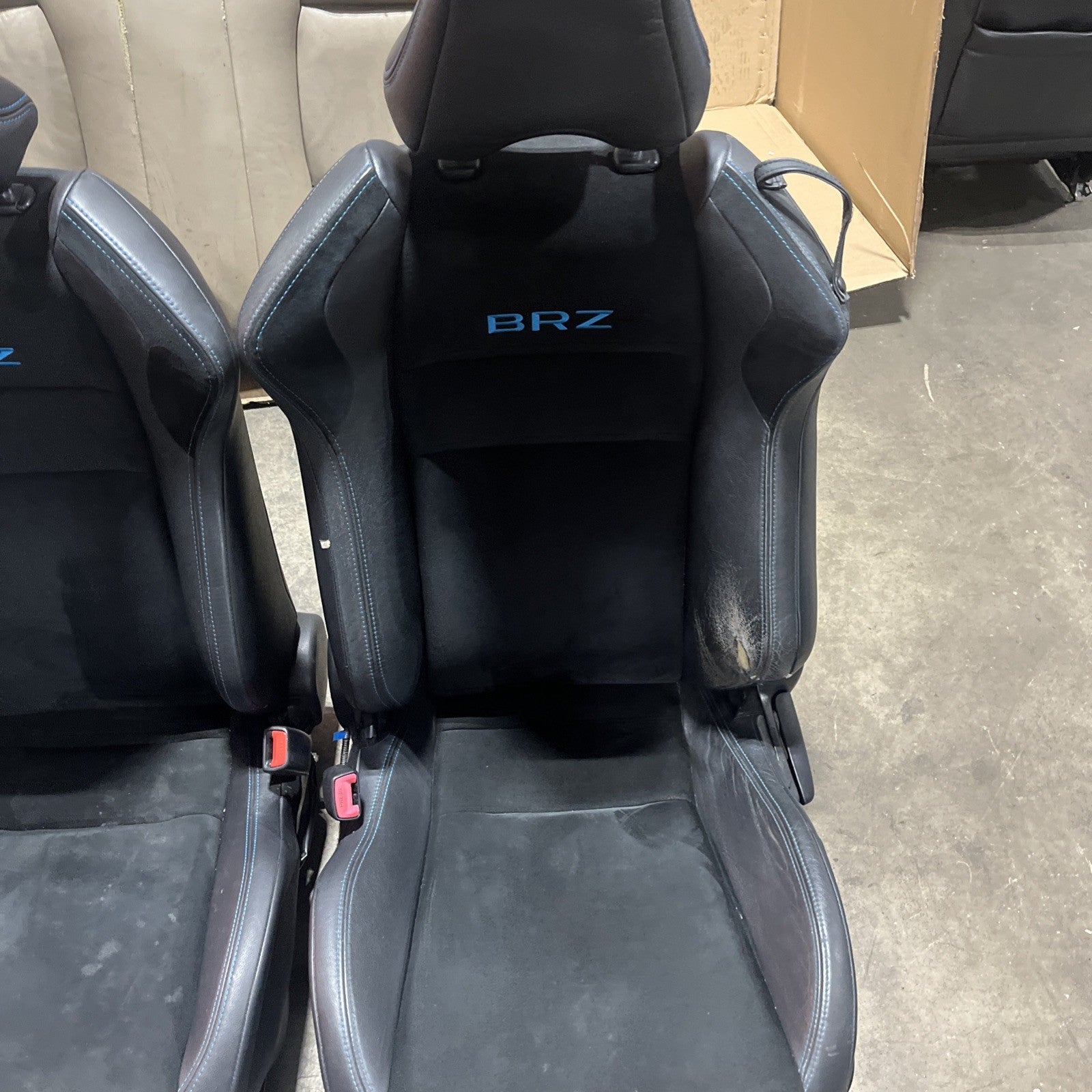 ☑️2013-2020 Toyota 86 BRZ FRS Series Hyper Blue M3Y Seat Set Pair Left Right OEM