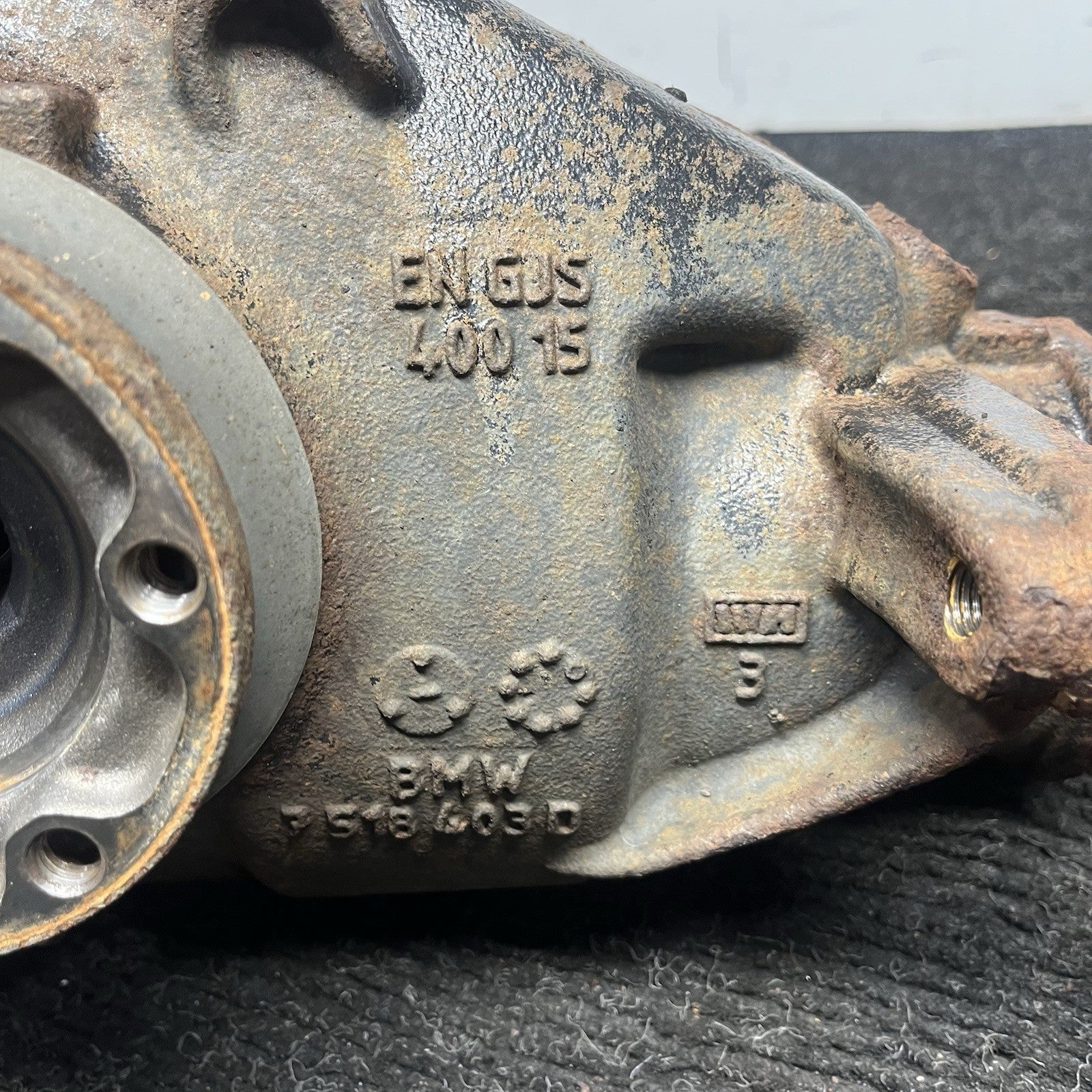 ☑️ 06-13 OEM BMW E90 E92 328 AWD N52 AT Rear Differential Axle Carrier 3.91