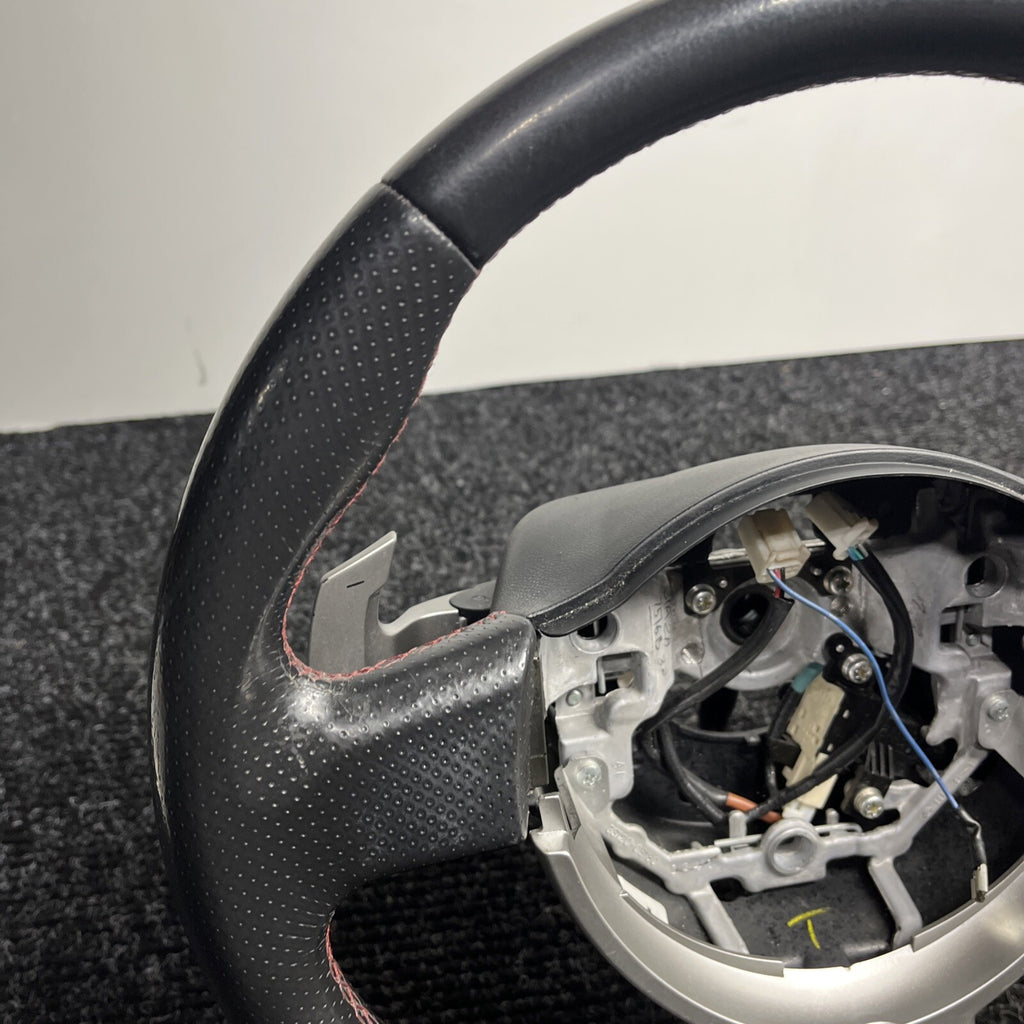 ☑️ 2013-2016 SCION FRS Subaru BRZ OEM Steering Wheel Red Stitched Shift Paddles