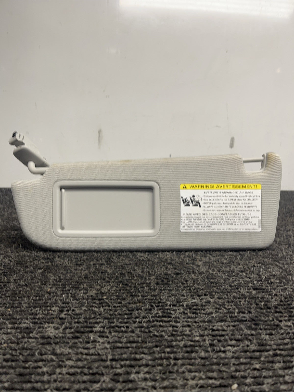 ☑️2012-2016 AUDI A6 S6 A7 S7 Left Sun Visor Set Pair OEM Silver