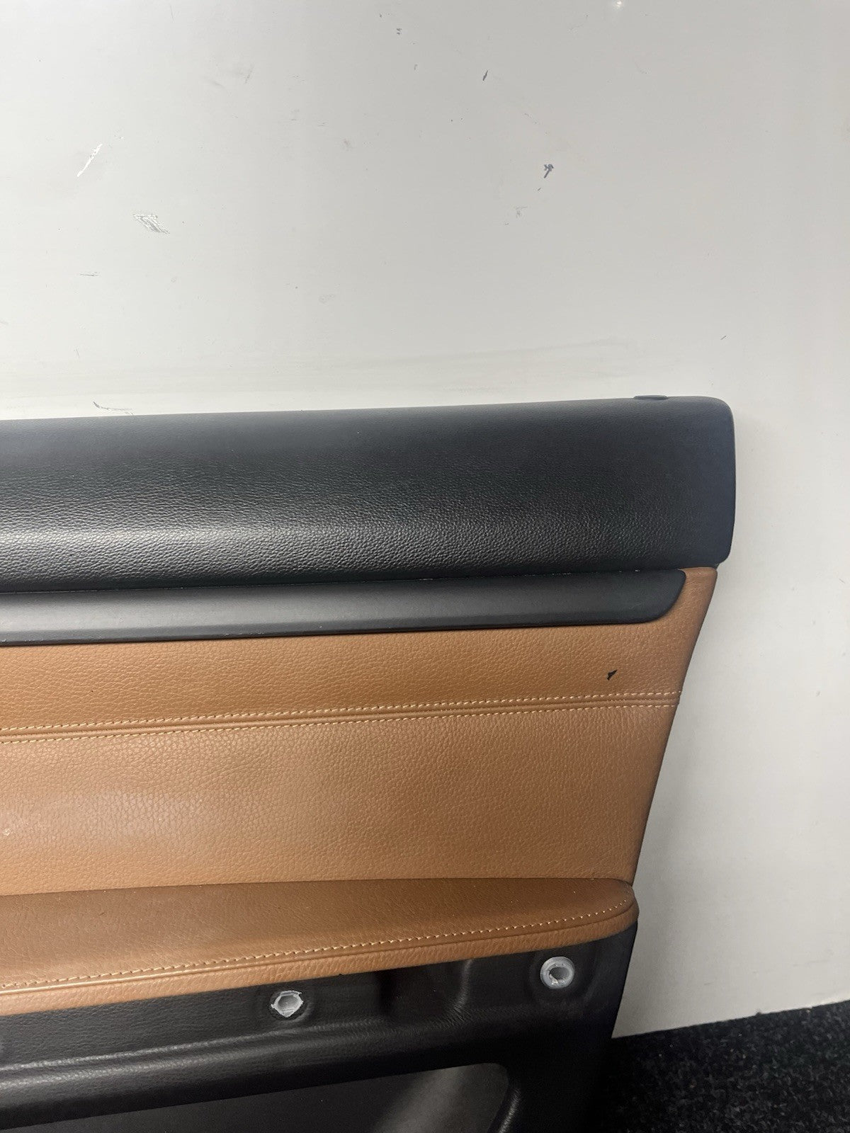 ☑️ 07-13 BMW E92 E93 3 Series Right Passenger Side Door Panel Card Brown OEM
