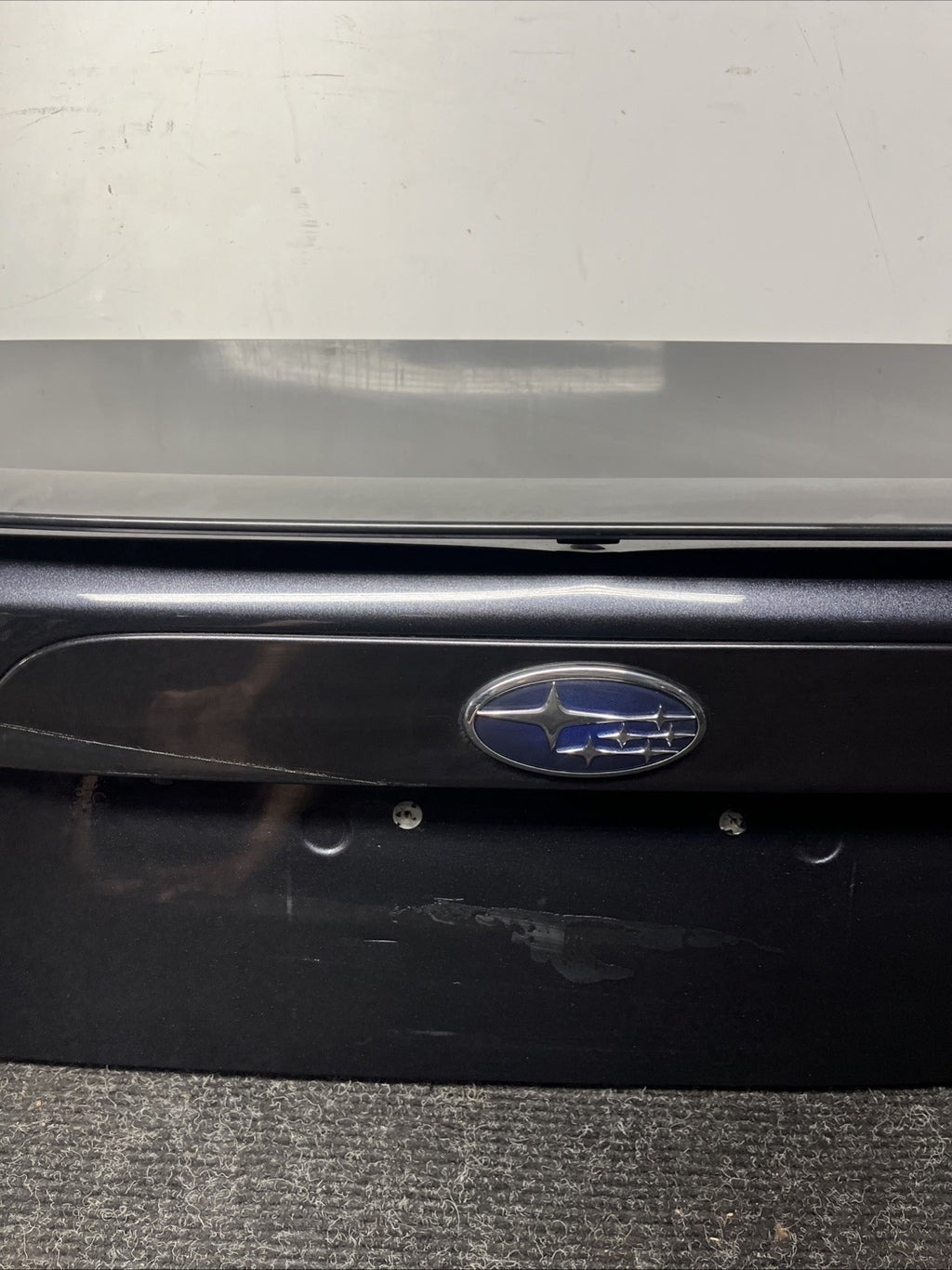 ☑️ 13-16 SUBARU BRZ REAR TRUNK LID DECK ASSEMBLY W/ SPOILER & CAMERA GRAY OEM