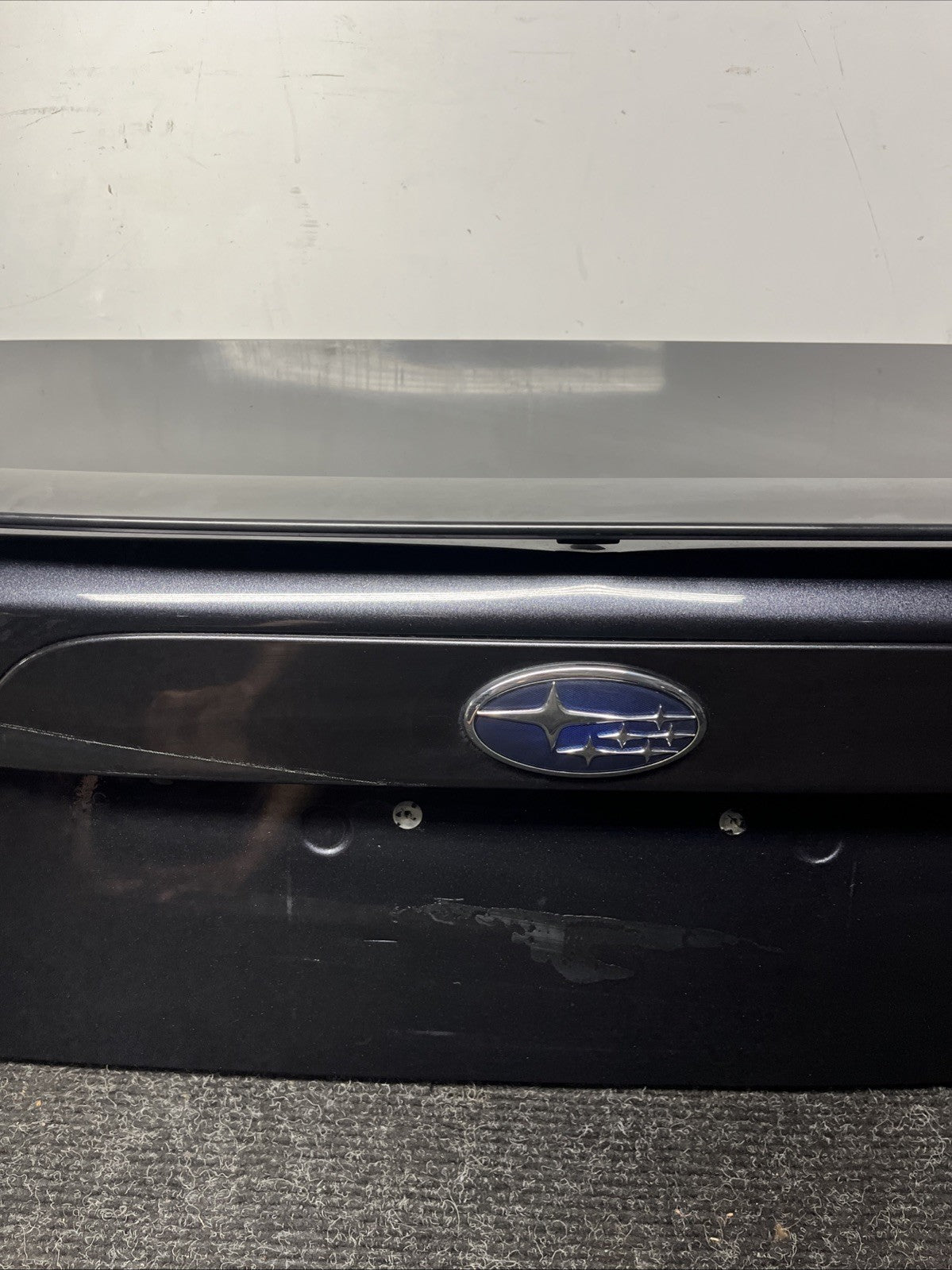 ☑️ 13-16 SUBARU BRZ REAR TRUNK LID DECK ASSEMBLY W/ SPOILER & CAMERA GRAY OEM