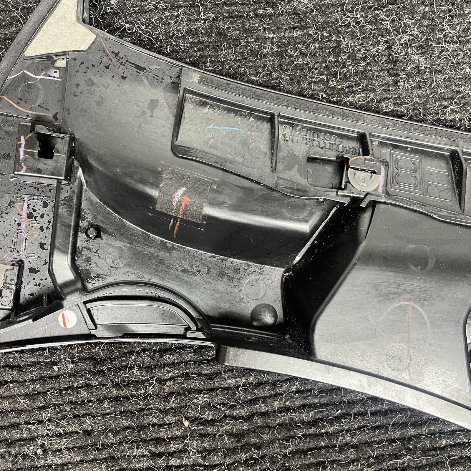 ☑️ 2022-2026 TOYOTA GR86 BRZ OEM RIGHT PASSENGER FENDER TRIM VENT COVER GRAY P8Y