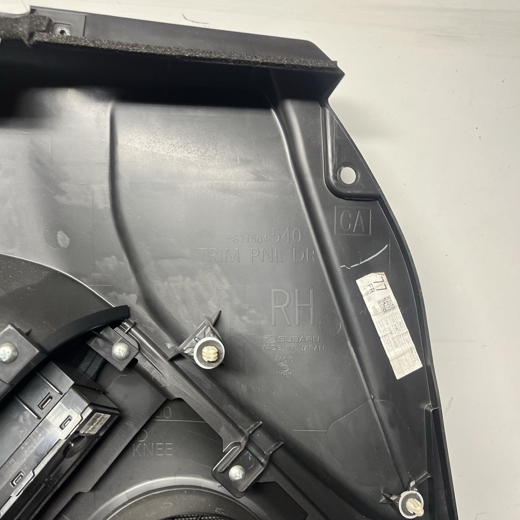 ☑️ 2013-2017 Subaru BRZ FRS Right Passen Side Interior 10 Series Door Panel OEM