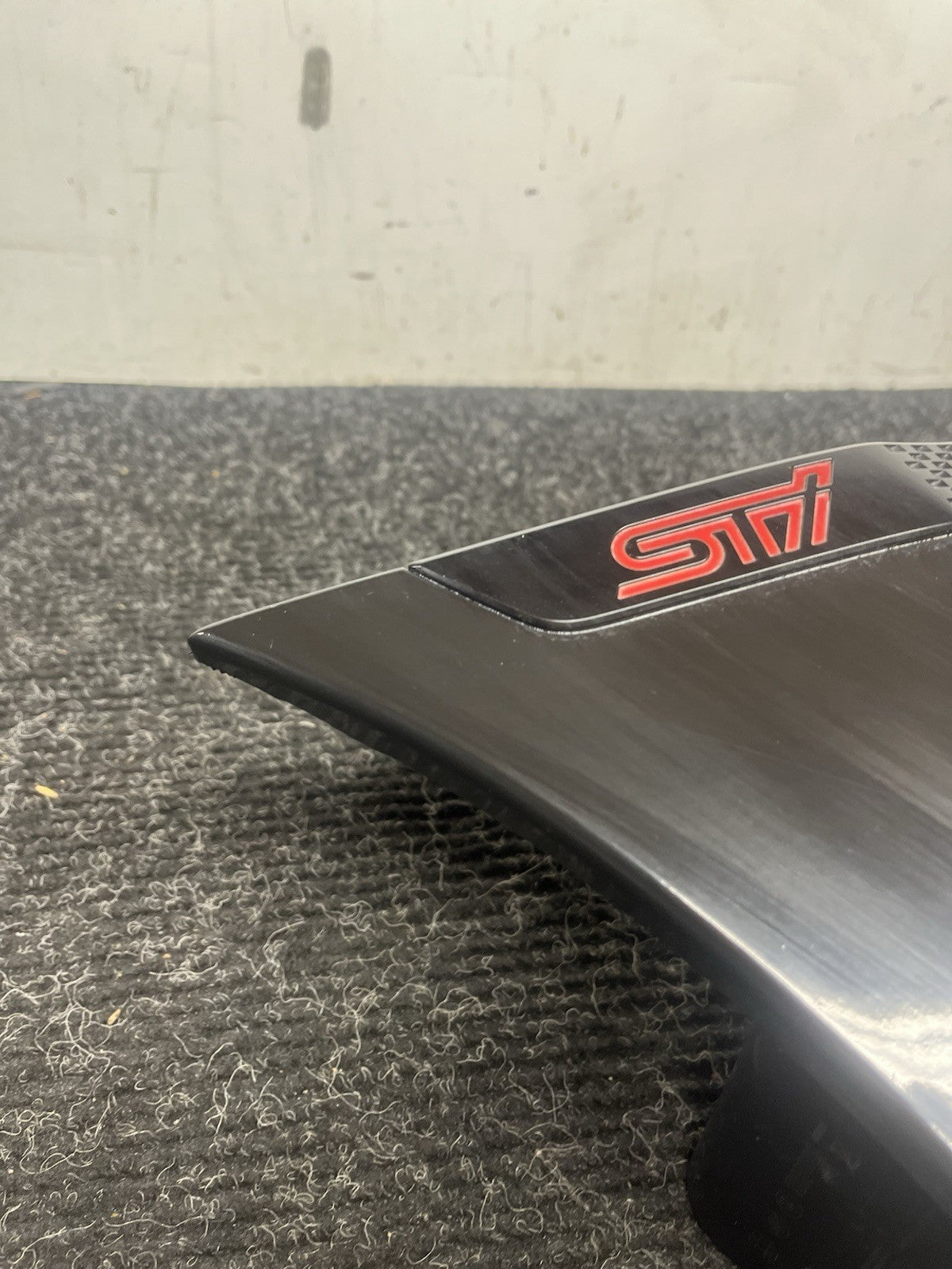 ☑️ 2015 2021 SUBARU WRX STI FRONT LEFT FENDER MOLDING GARNISH OEM BLACK