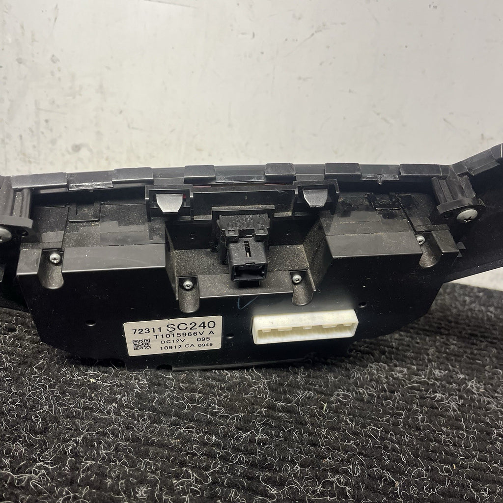 ☑️ 11-14 SUBARU WRX STI OEM DARK GRAY CENTER DASH TRIM W/ HVAC CONTROLS RH VENT