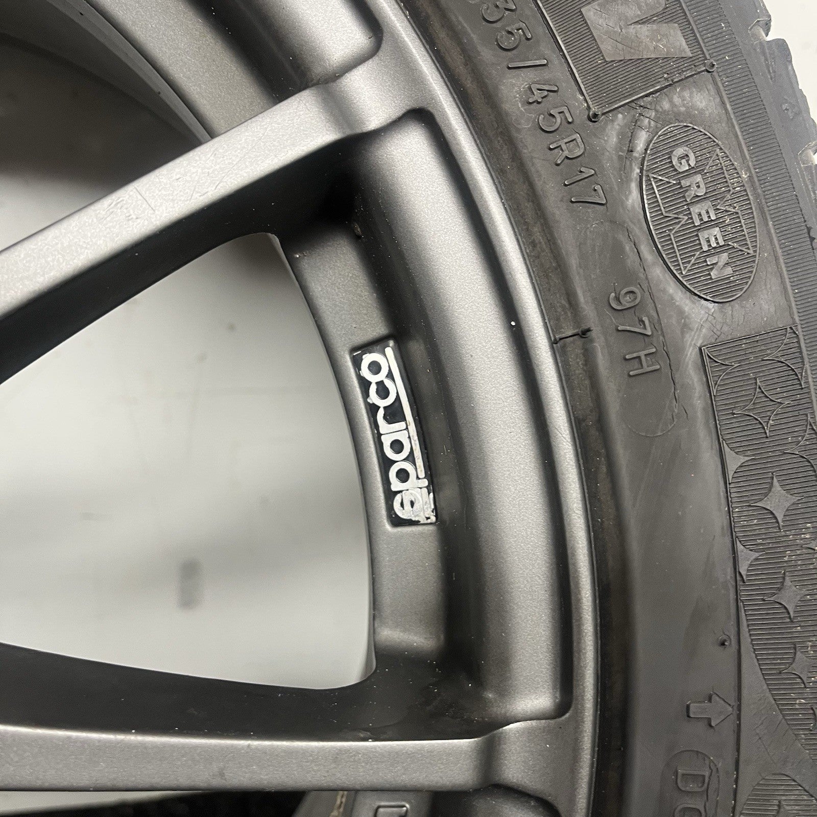 ☑️ Sparco OZ Racing Assetto Gara Wheel 17x7.5  ET45 5x100 Alloy Rim Gray