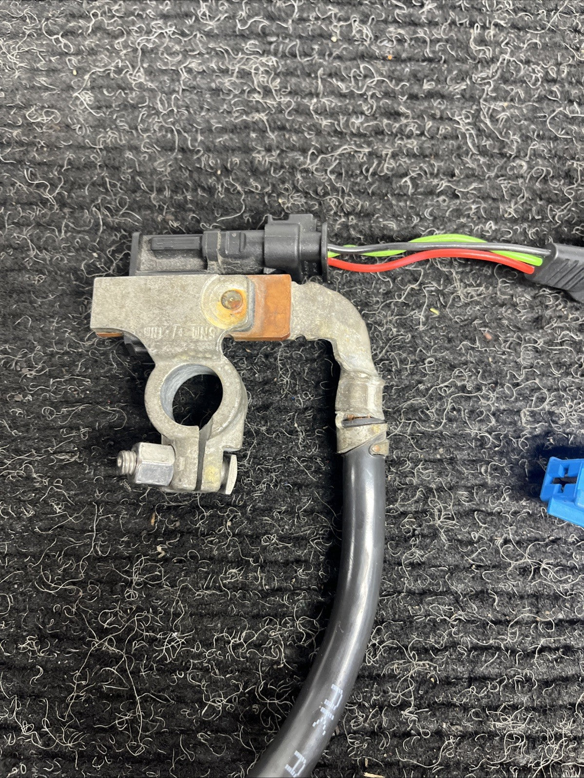 ☑️ BMW OEM E60 E61 E64 E70 545 535 550 M5 REAR TRUNK BATTERY NEGATIVE CABLE