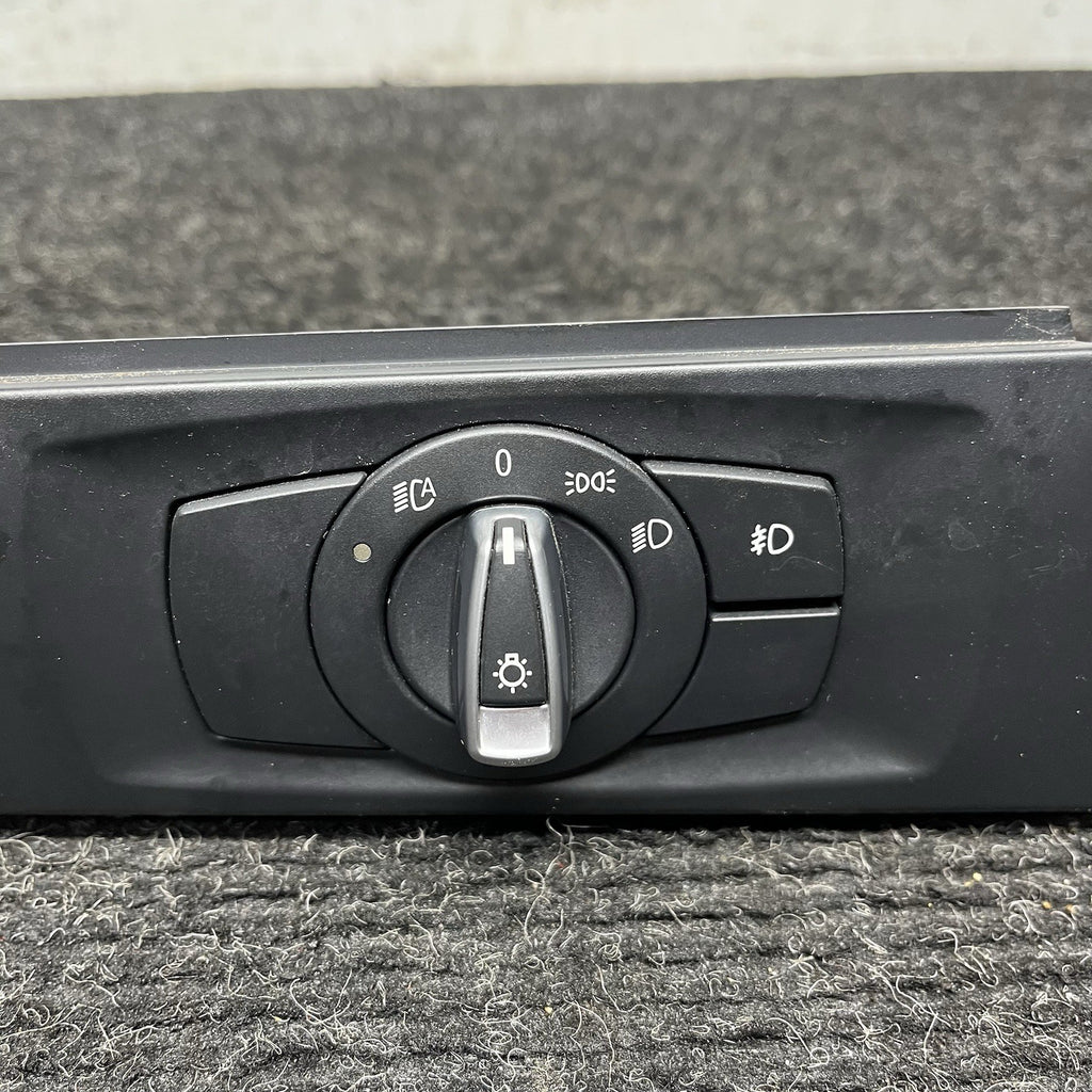 ☑️ 07-13 OEM BMW E92 E93 328 335 Headlight Switch Control Panel Light BLACK