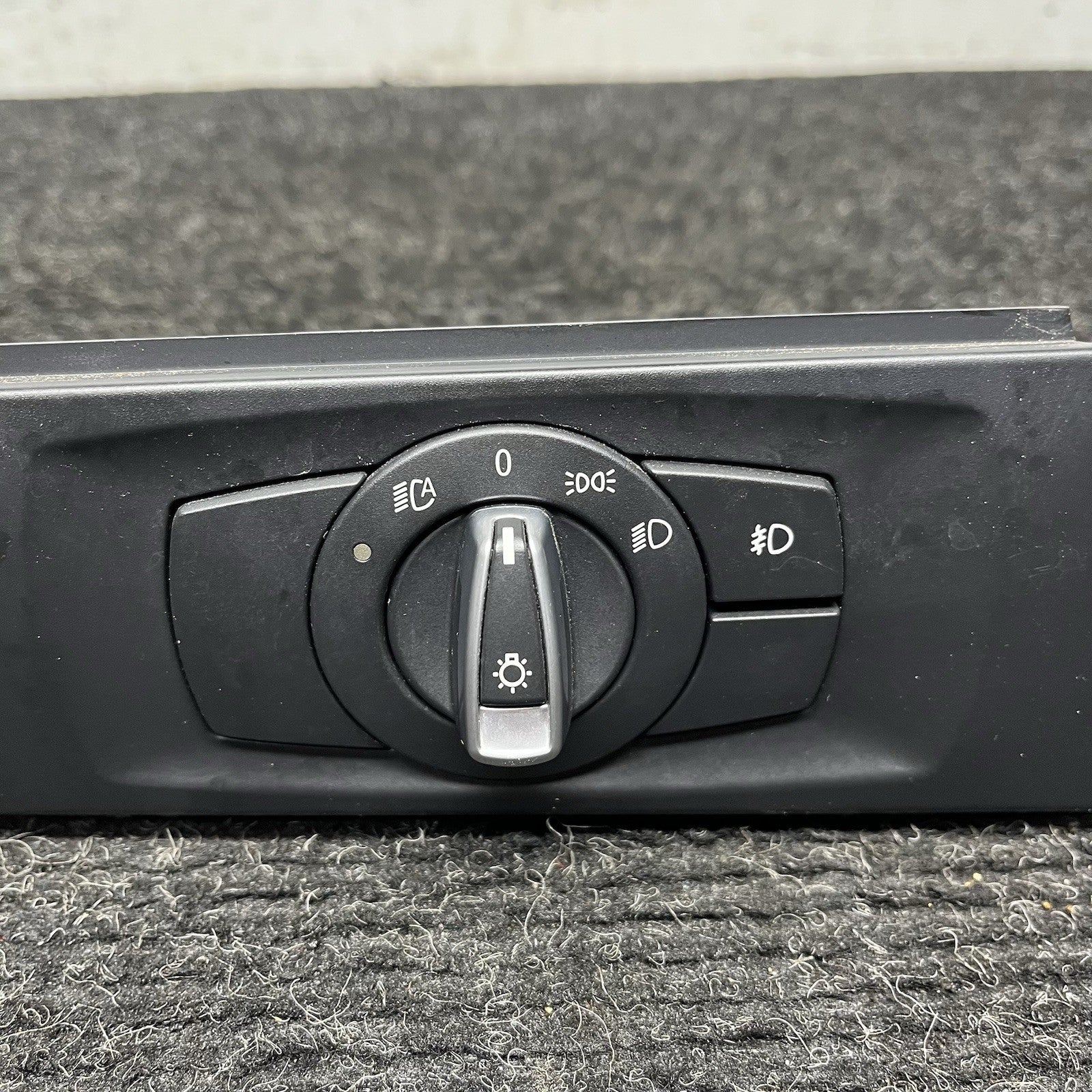 ☑️ 07-13 OEM BMW E92 E93 328 335 Headlight Switch Control Panel Light BLACK