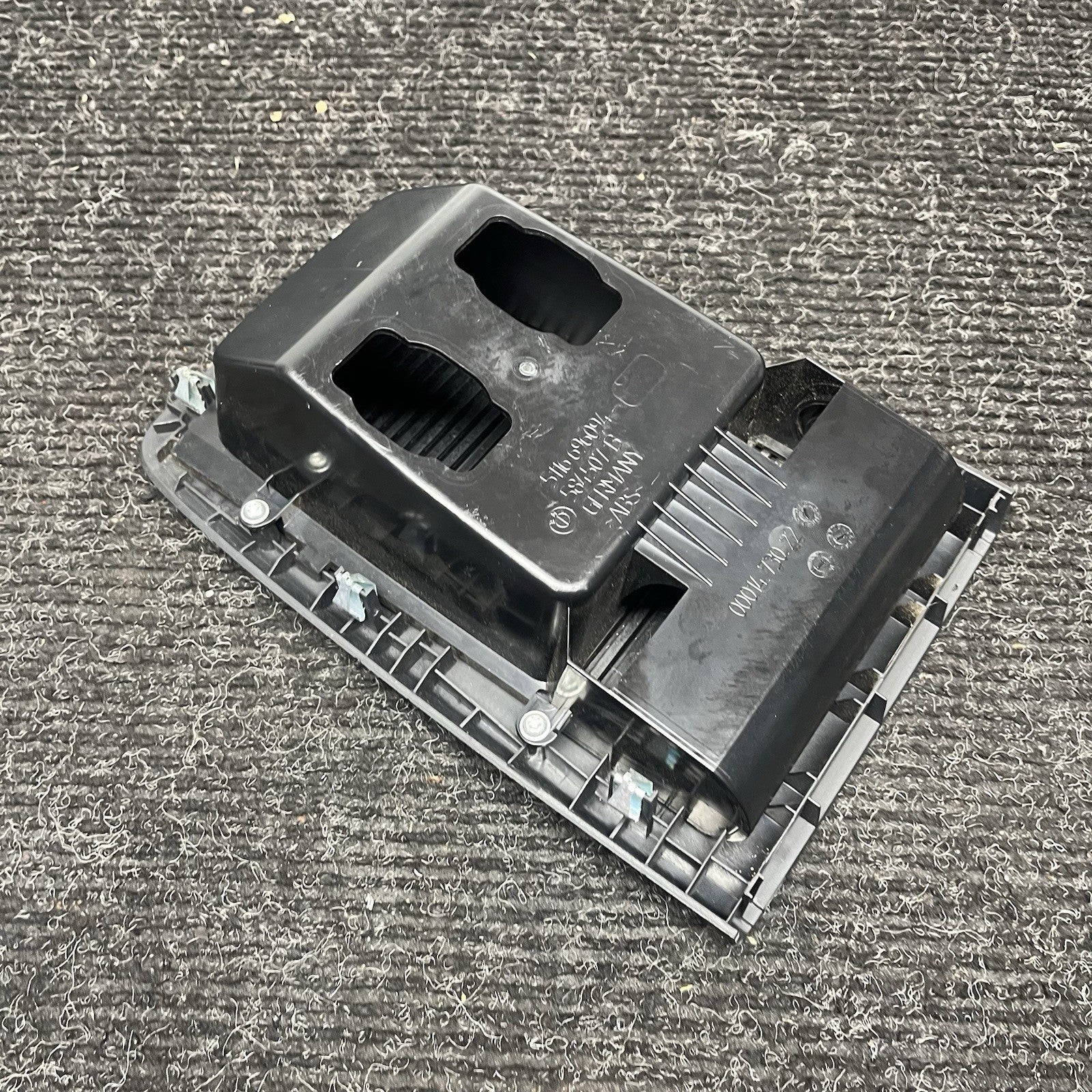 ☑️ 07-13 OEM BMW E92 E93 328 335 M3 Center Console Rear Storage Tray Trim Black
