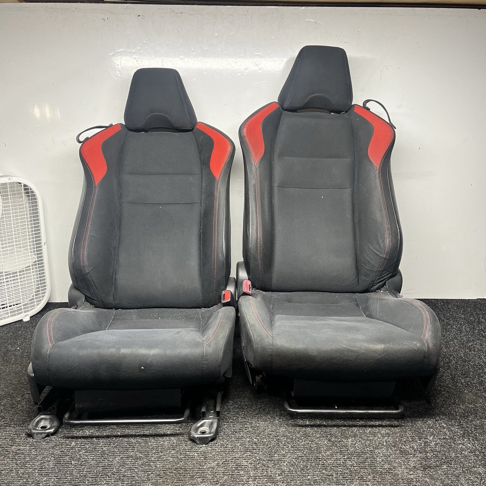 ☑️ 2013-2019 Subaru BRZ SCION FRS OEM Factory Front Seats SET PAIR Buckles