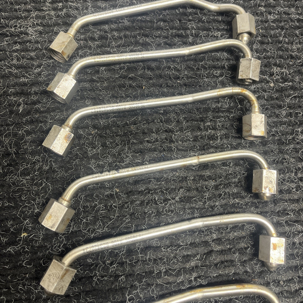 ☑️ 07-13 BMW N54 135i 335i 535i HIGH PRESSURE FUEL INJECTOR LINES PIPE SET OEM
