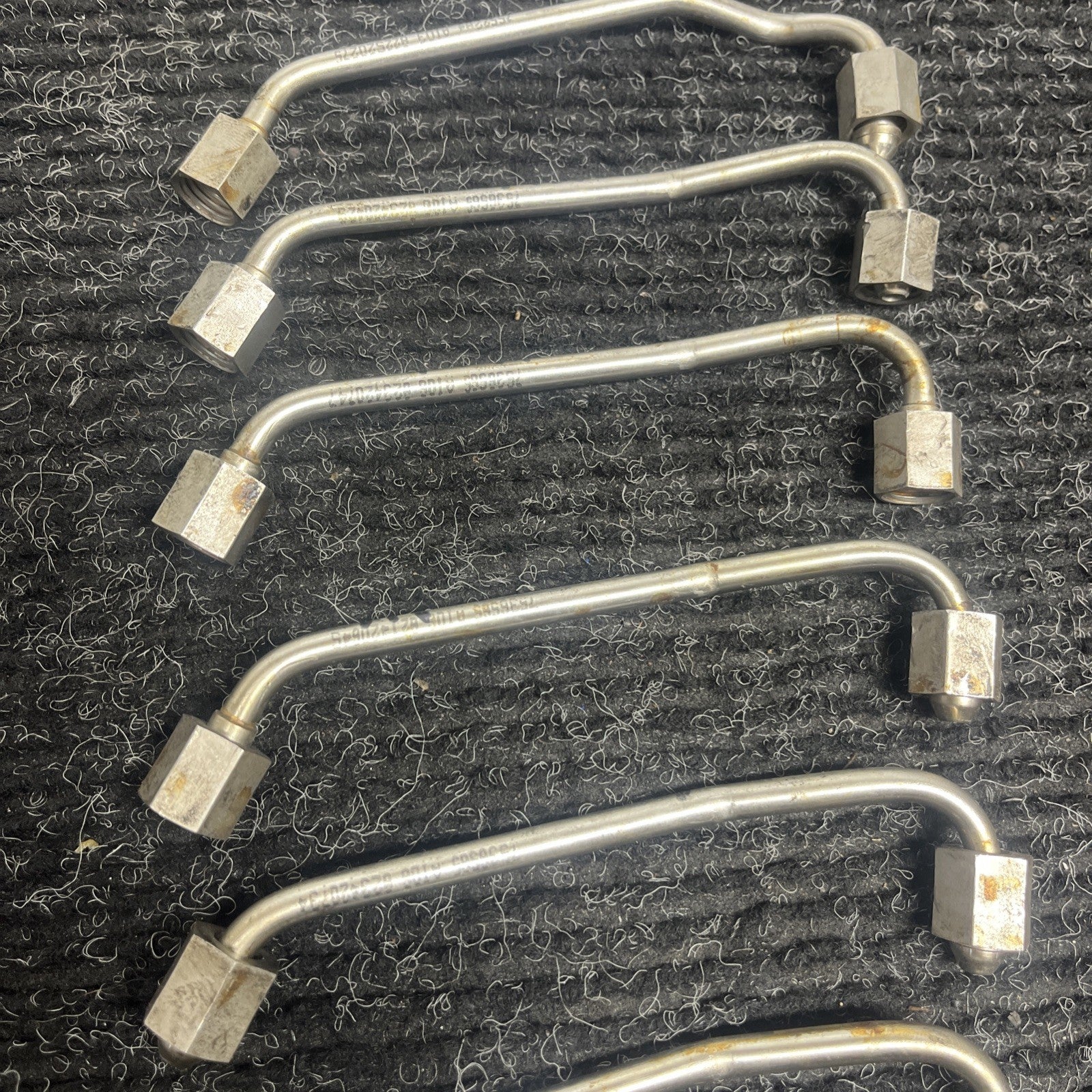 ☑️ 07-13 BMW N54 135i 335i 535i HIGH PRESSURE FUEL INJECTOR LINES PIPE SET OEM