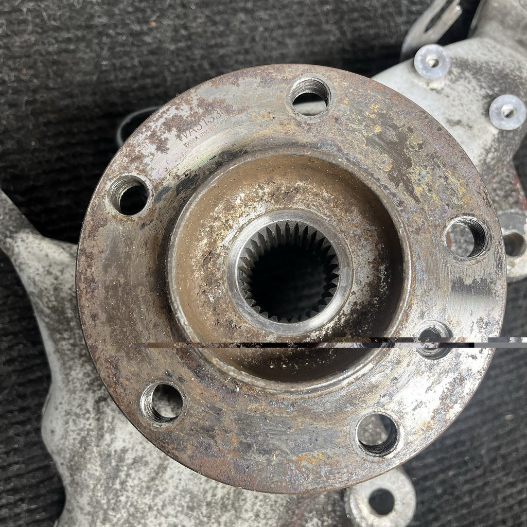 ☑️OEM BMW E70 F15 F16 X5 X6 Front Left Driver Spindle Hub Carrier KnuckleBearing
