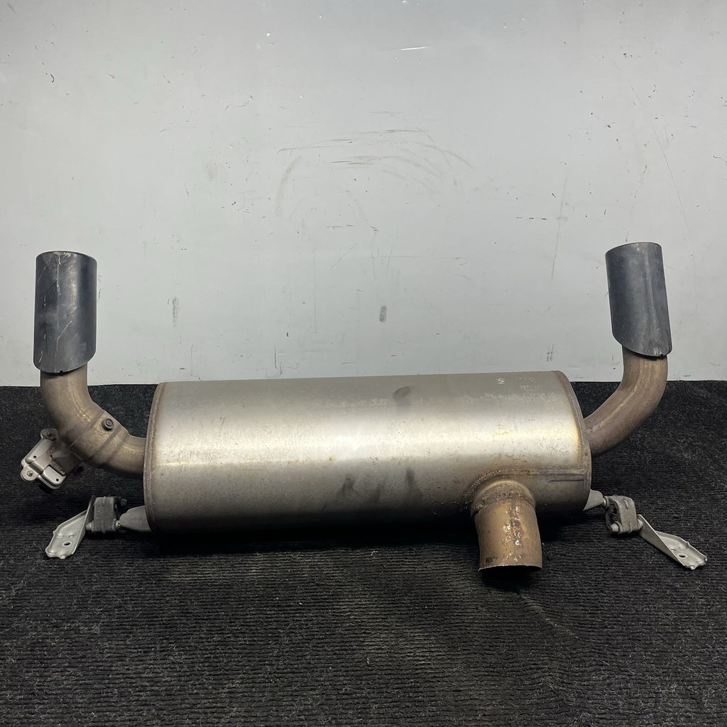 ☑️ 14-17 OEM BMW F22 F23 M235 Engine N55 Dual Exhaust Pipe Muffler Black Tips