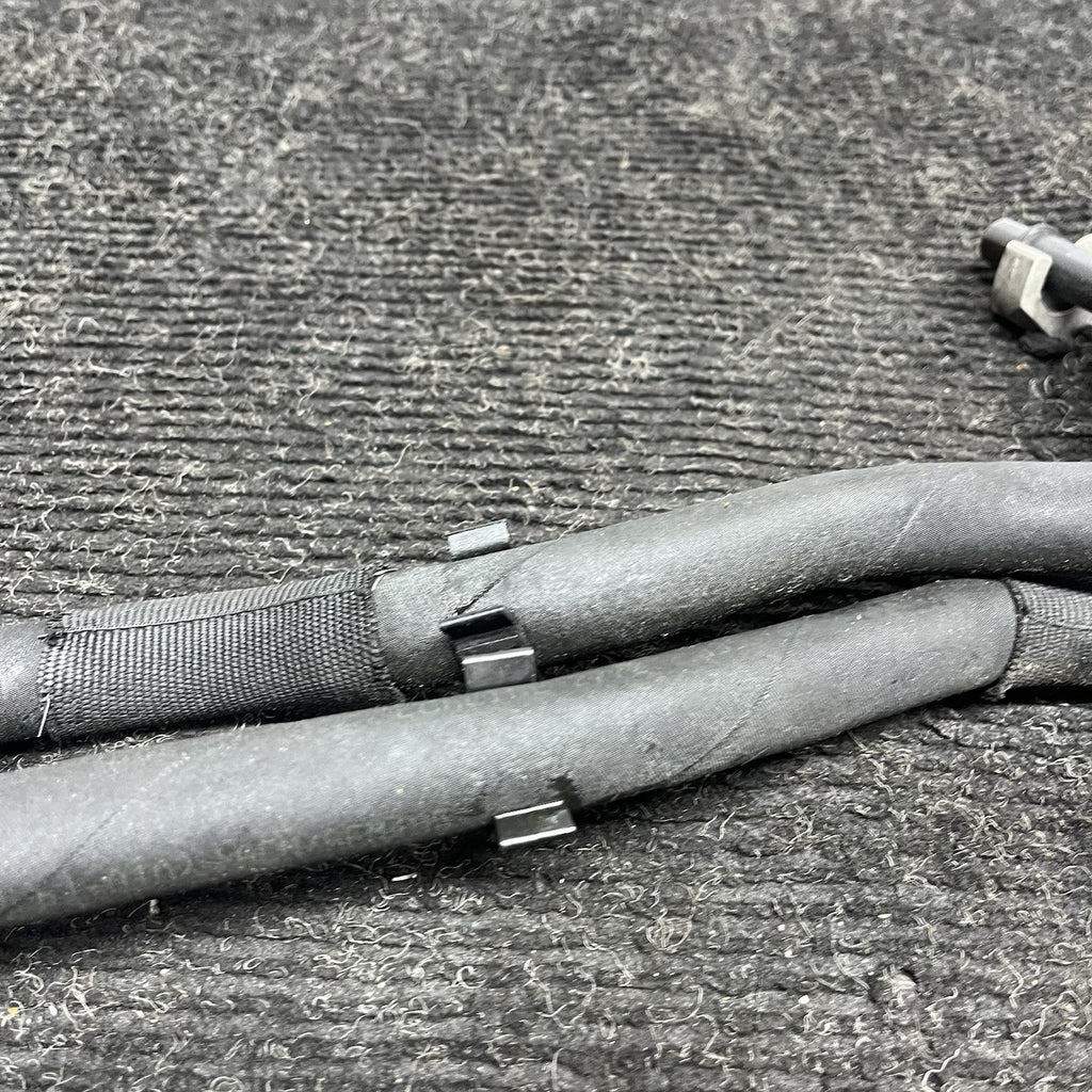 ☑️ 07-11 BMW E82 E88 E90 E92 135I 335I ENGINE OIL COOLER COOLING LINES HOSE PAIR