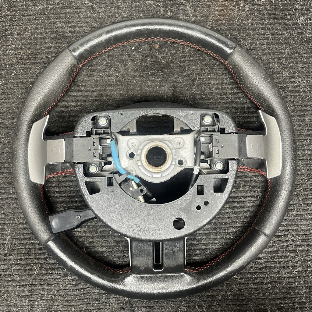 ☑️ 2013-2016 SCION FRS Subaru BRZ OEM Steering Wheel Red Stitched Shift Paddles