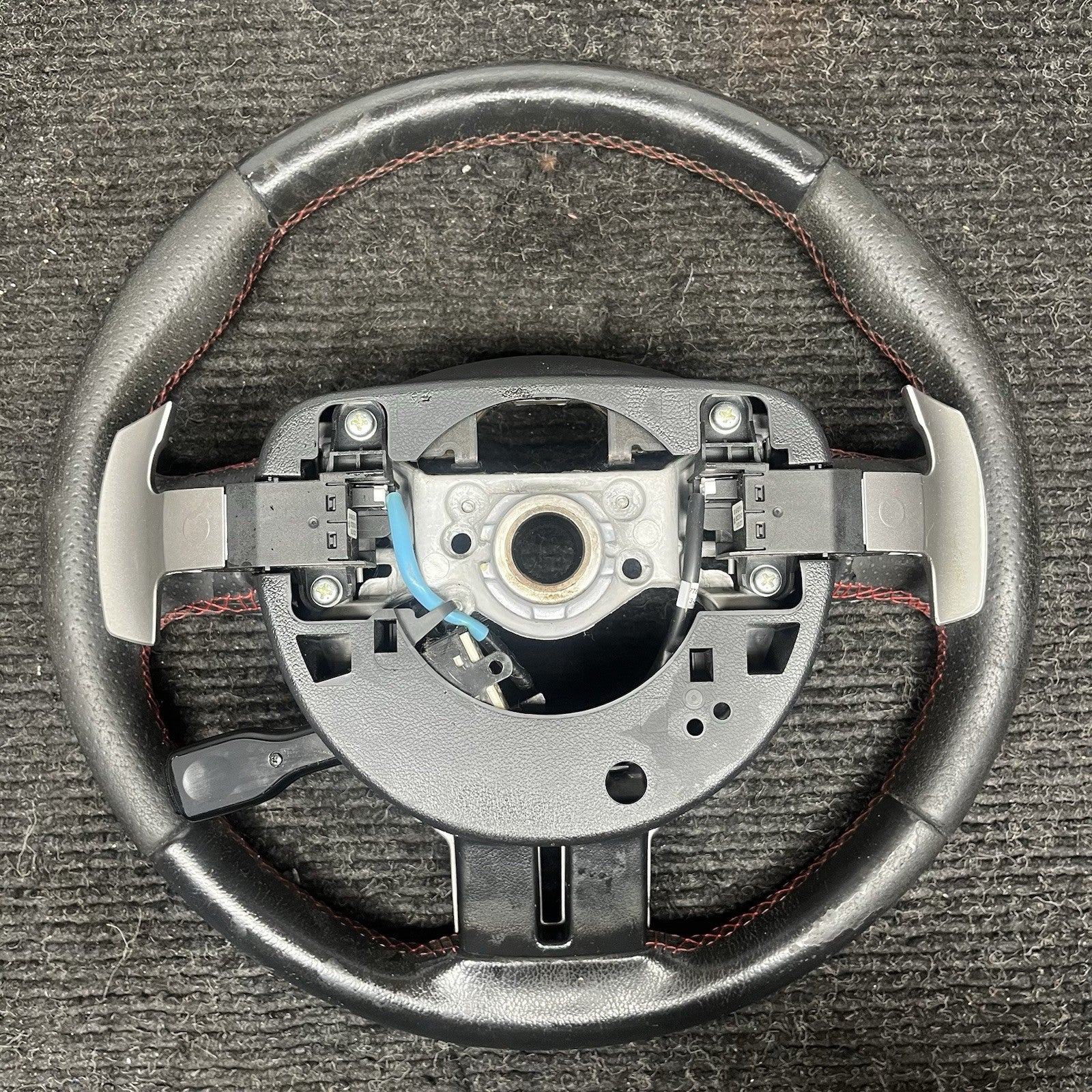 ☑️ 2013-2016 SCION FRS Subaru BRZ OEM Steering Wheel Red Stitched Shift Paddles