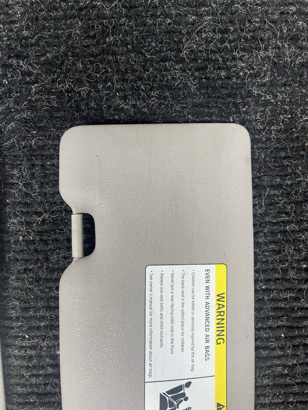 ☑️ 2006-2013 BMW E82 Sun Visor Shade Set Visors Left Right Pair Gray OEM