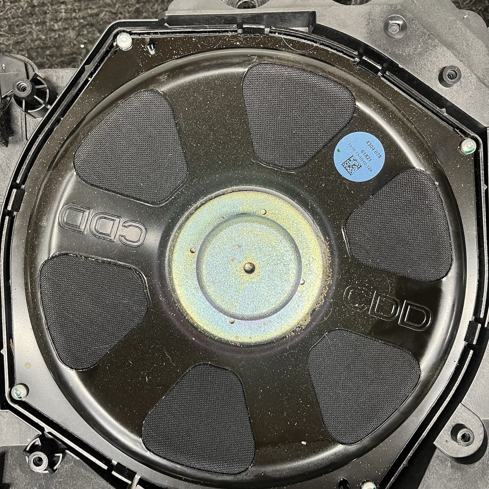 ☑️ 14-16 BMW F30 F32 F34 335i LEFT RIGHT UNDER SEAT HI-FI SUBWOOFER SPEAKER SET