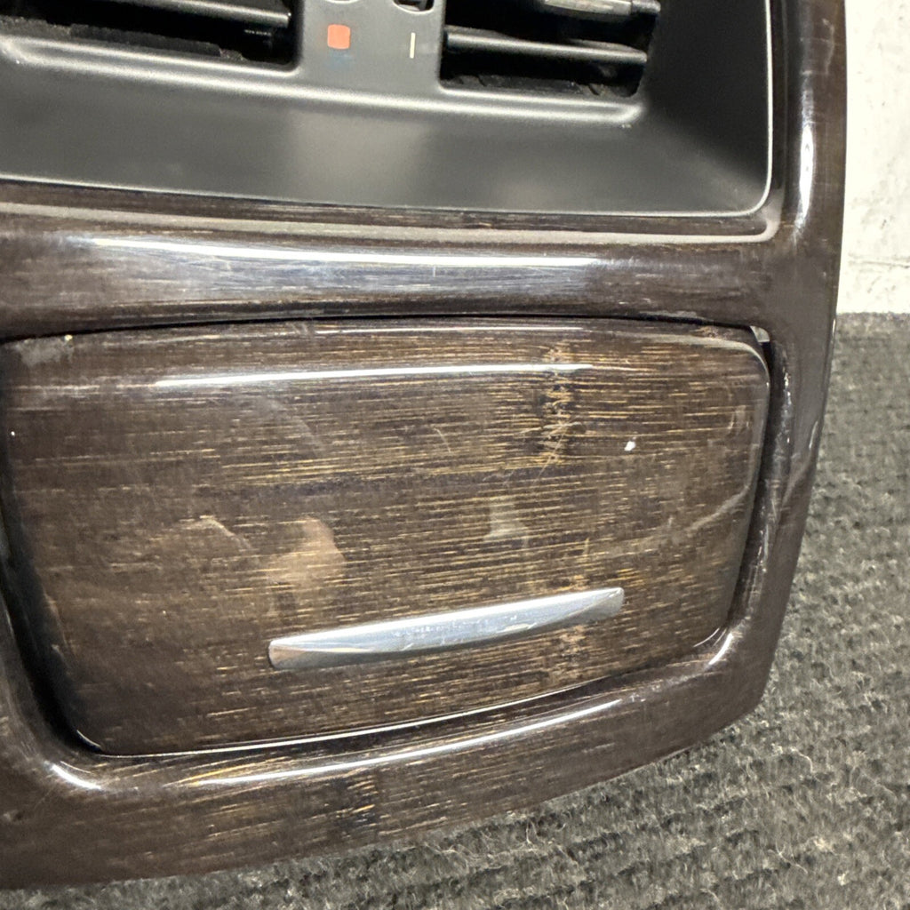 ☑️ BMW E92 E93 328 335 M3 Rear Center Console Air Vent Ashtray Wood Panel OEM