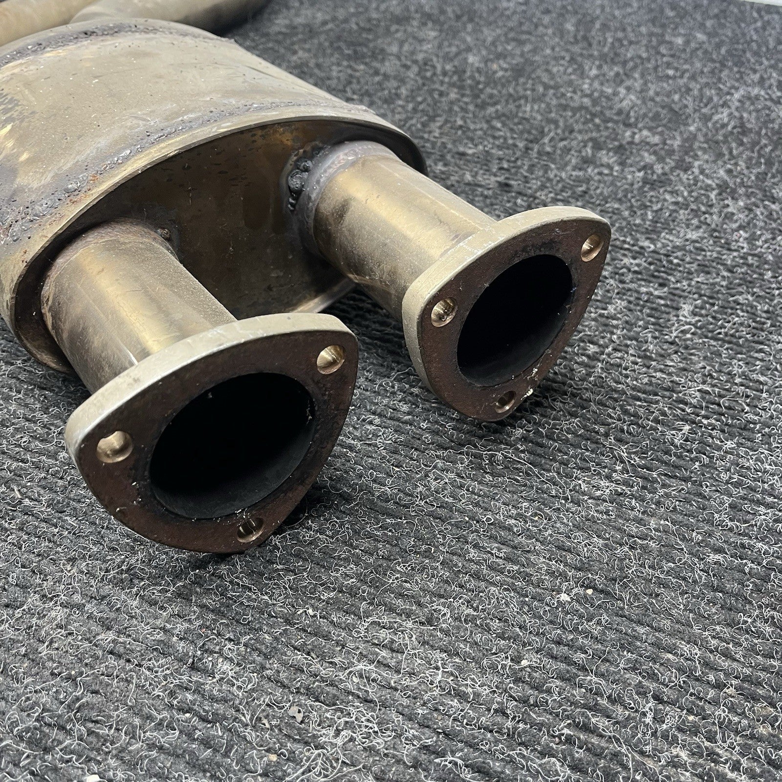 ☑️ 01-06 BMW E46 M3 Section 1 Exhaust Pipes W/ Resonator
