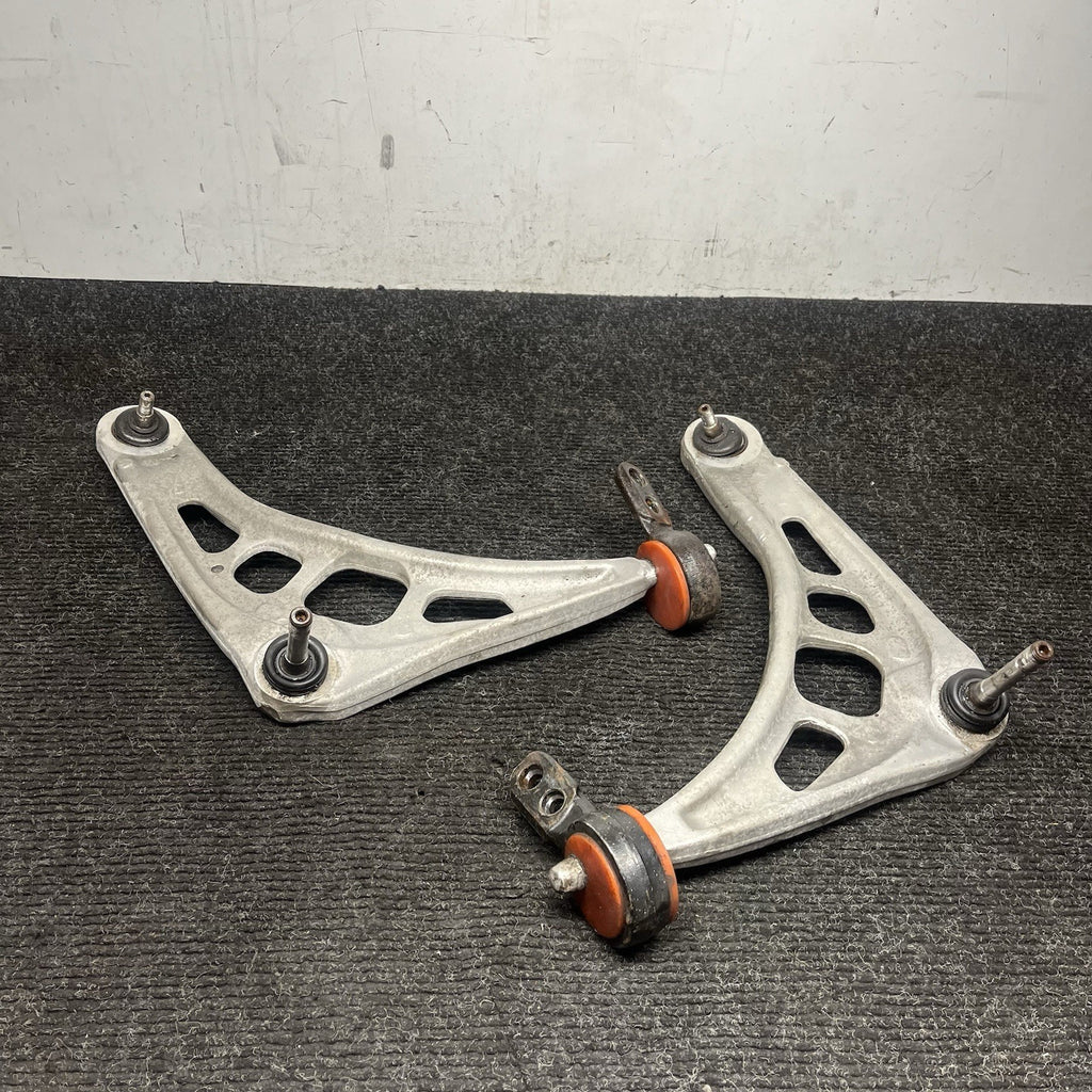 ☑️ BMW E46 Coupe RWD Front Lower Control Arm SET 330ci 3 Series Upgraded Bushing