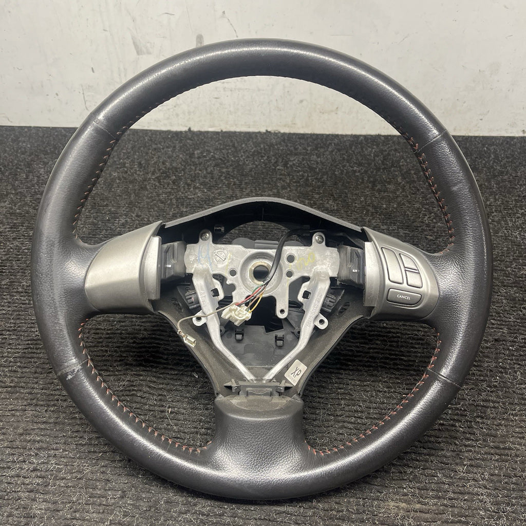 ☑️ 2008-2011 Subaru Impreza Black Rubber Steering Wheel w/ Cruise Control OEM