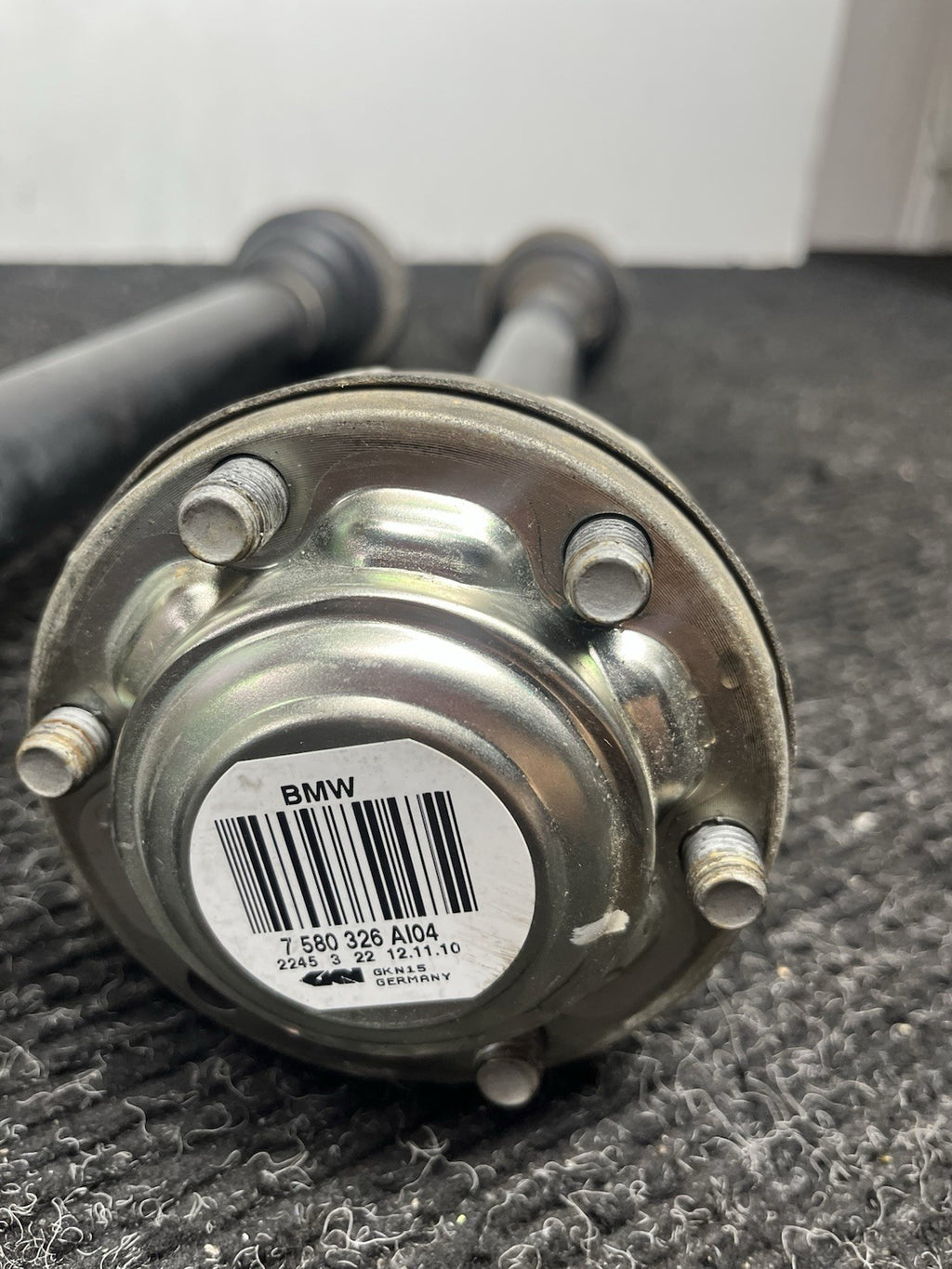 ☑️07-13 BMW E82 E88 E92 E93 A/T AUTOMATIC REAR L/R AXLE SHAFT SET 7580325/6 OEM