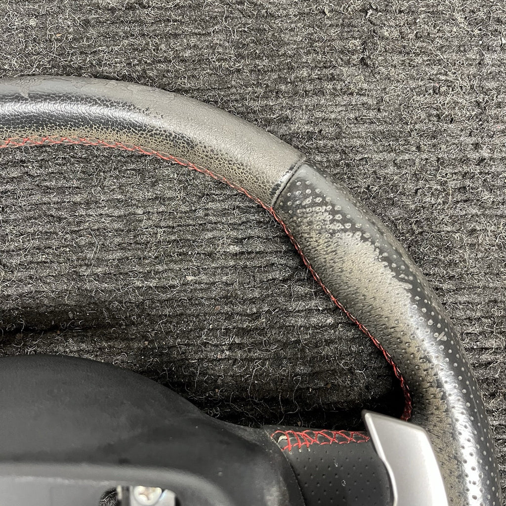 ☑️ 2013-2016 SCION FRS Subaru BRZ OEM Steering wheel Red Stitched Shift Paddles