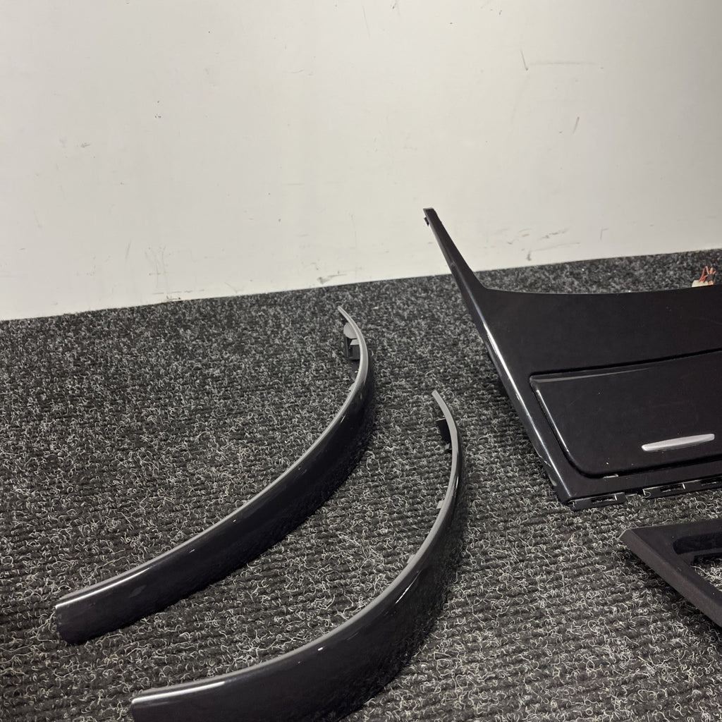 ☑️ 08-13 OEM BMW E82 E88 135 128 Gloss Black Dash Door Interior Trim SET