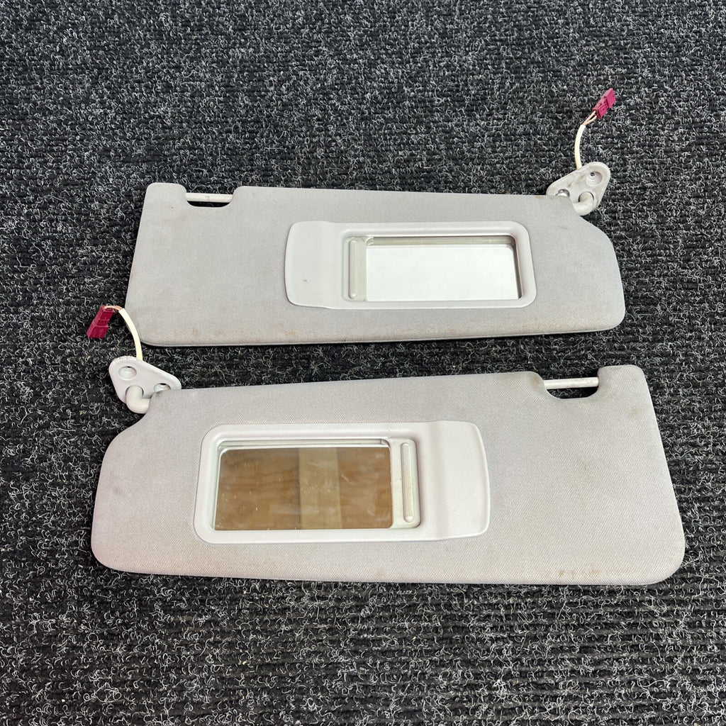 ☑️ BMW E92 328i 335i Coupe Sun Visor Set Left Right Pair Grey OEM LH RH