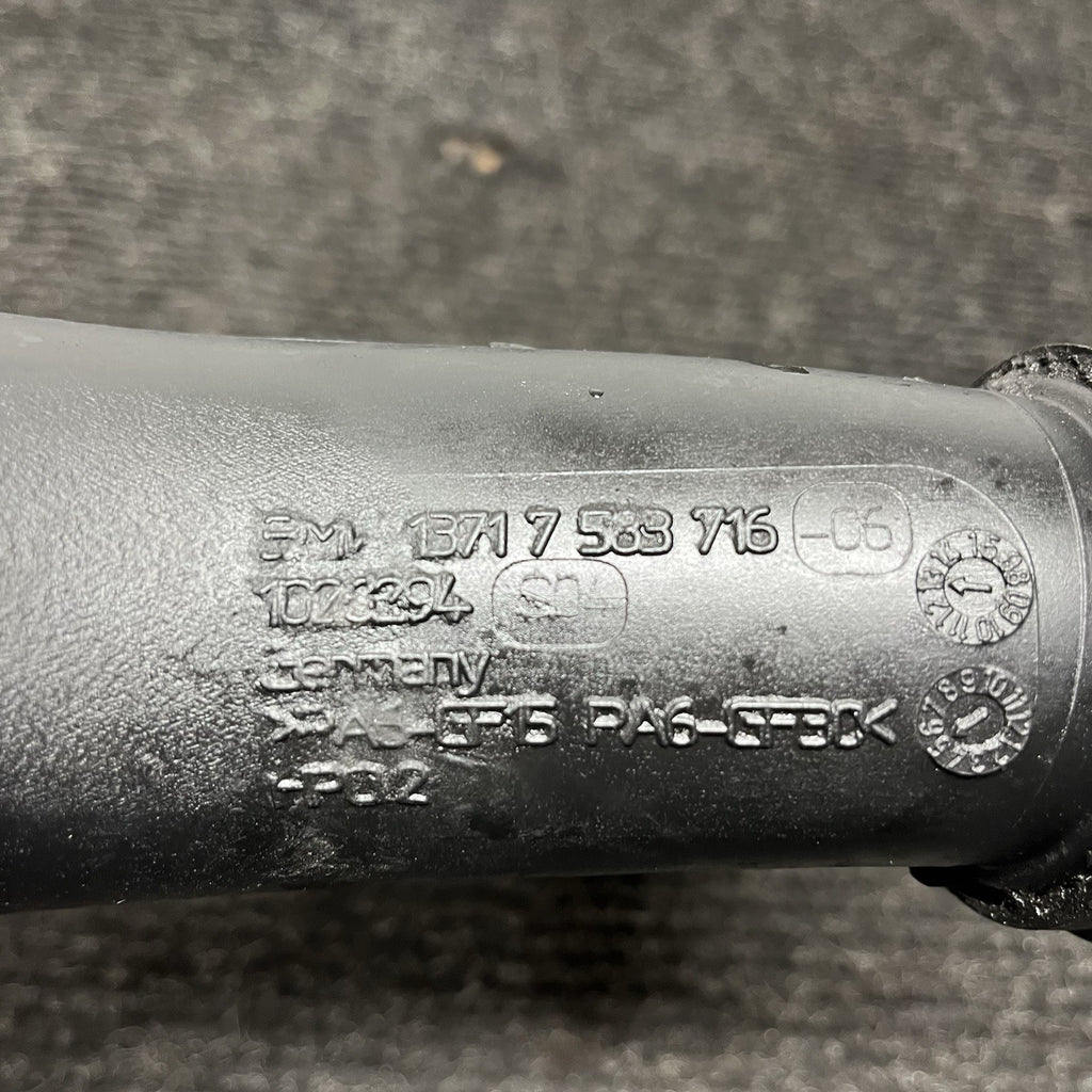 ☑️ 2011 Bmw X5 xDrive35 E70 OEM Passenger Lower Turbo Induction Pipe 7583716