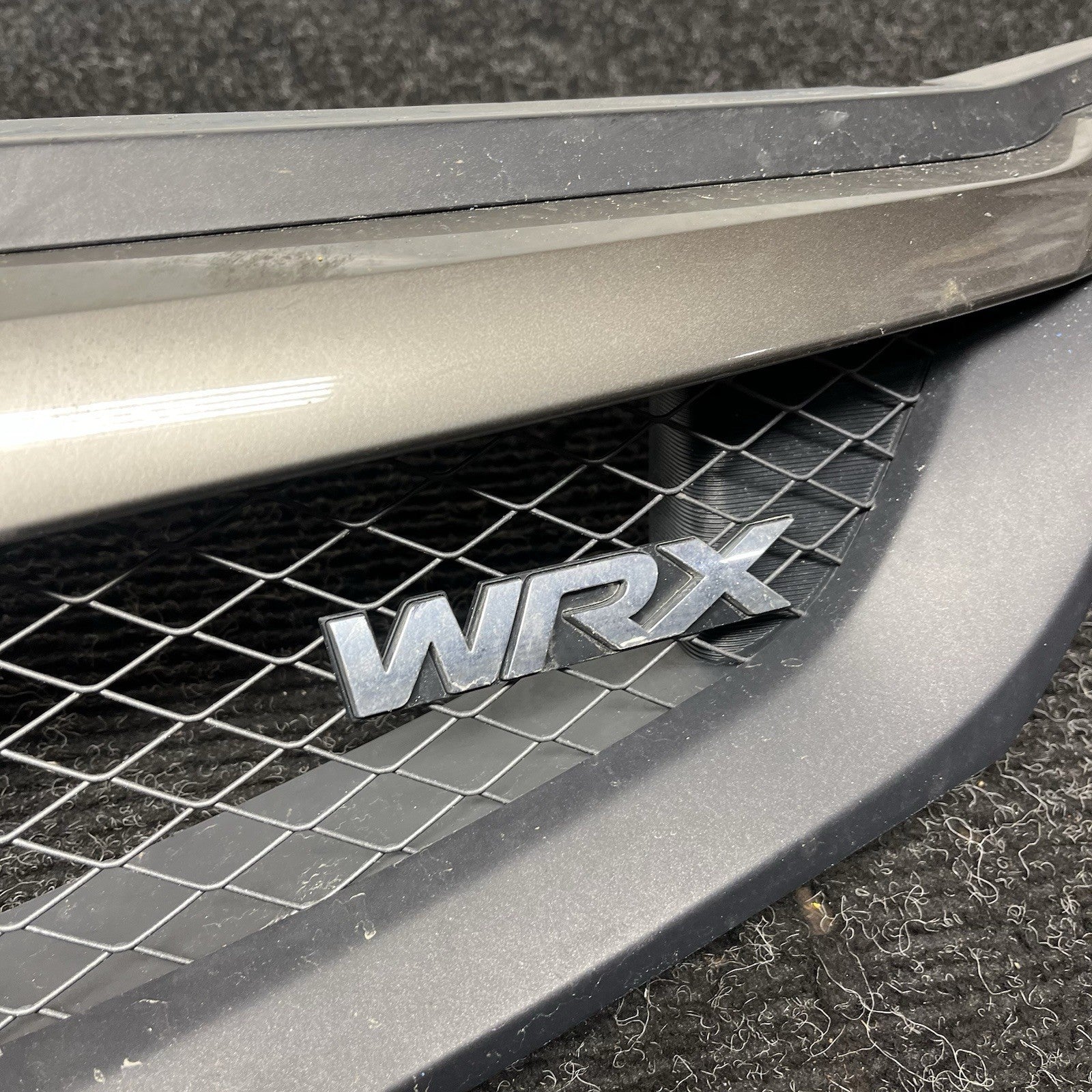 ☑️ OEM 2008-2012 Subaru Impreza WRX Gray Sport Grille Subaru Logo